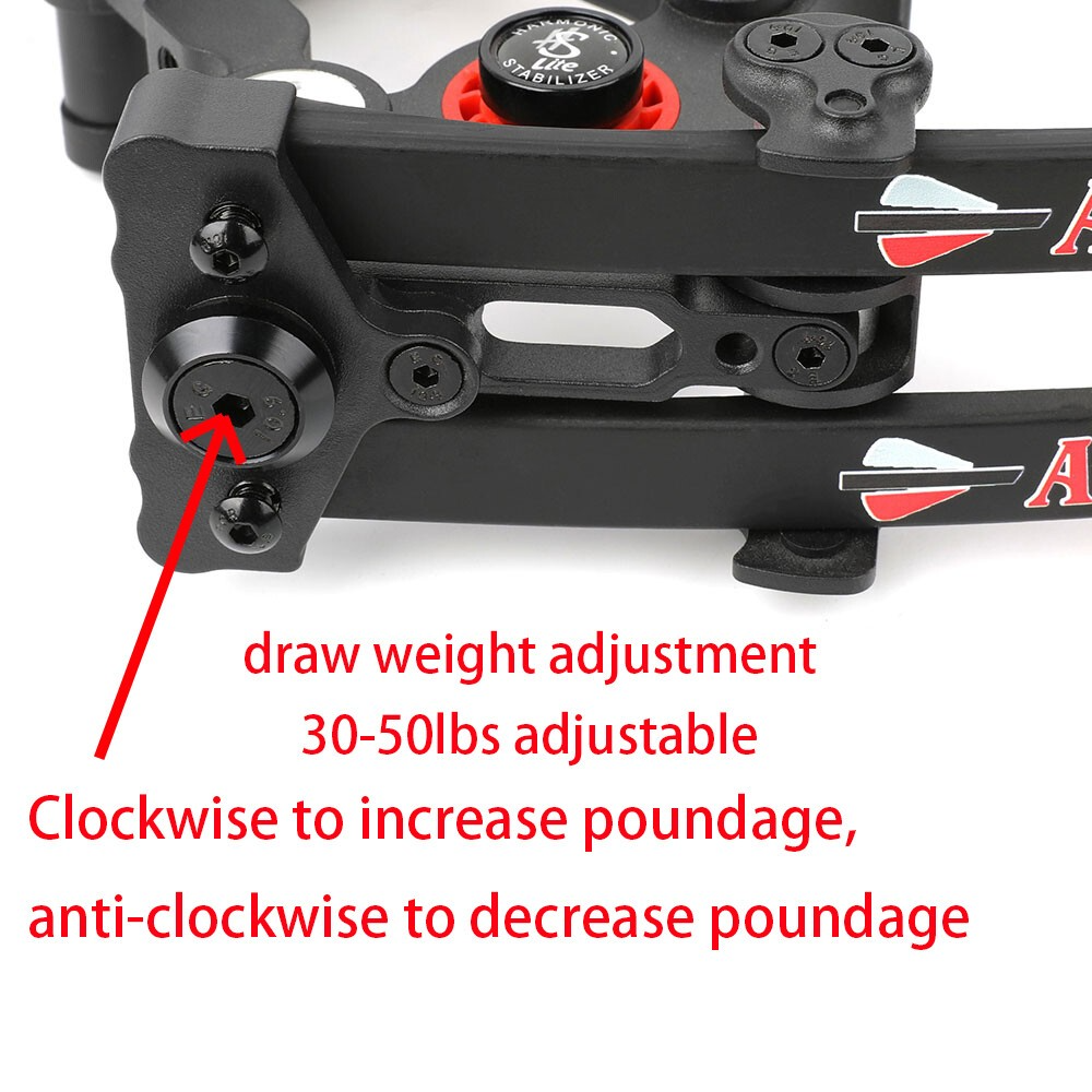 Villain II Compound Bow Kit 30-50lbs 420fps Adjustable Hunting