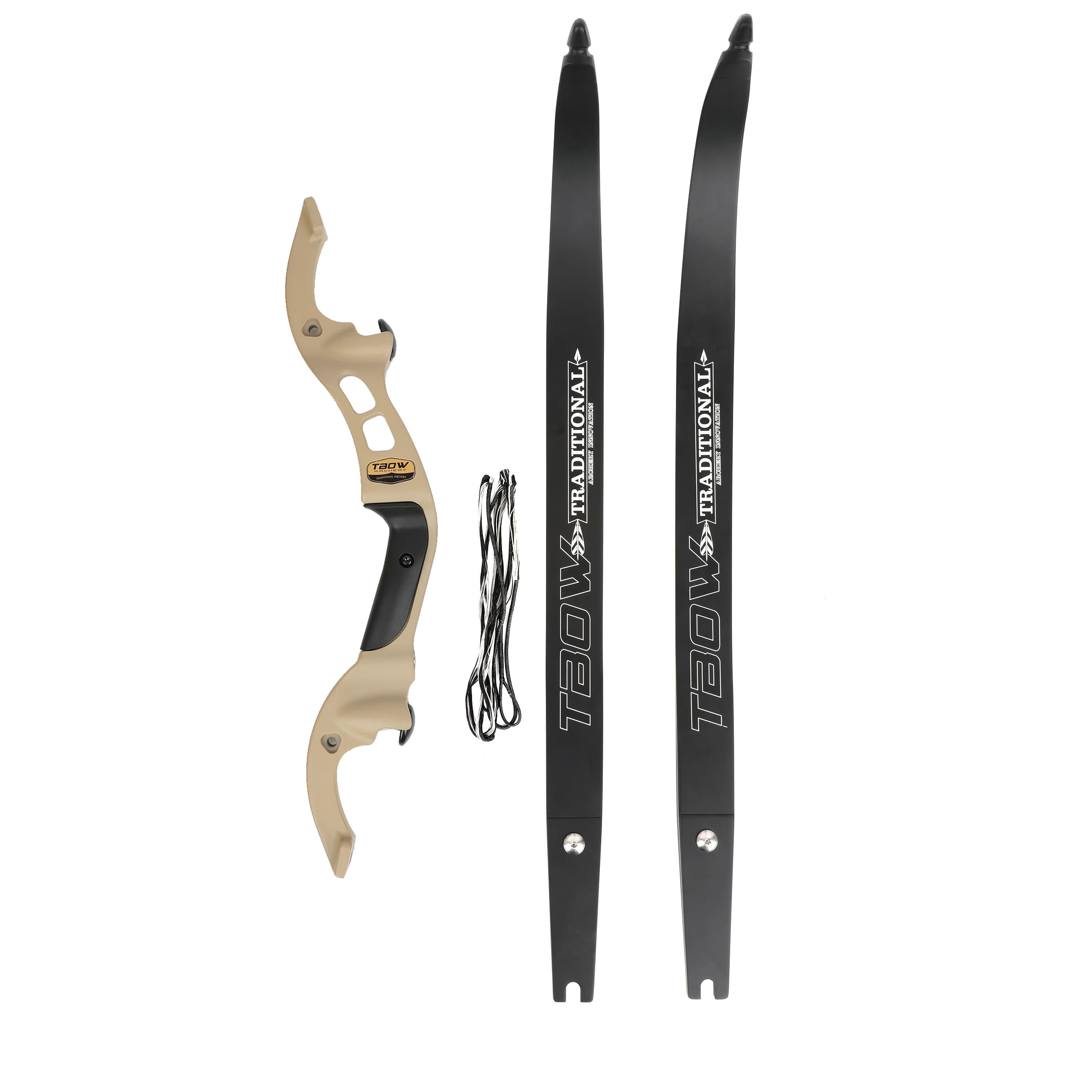 TBOW H3 62" Hunting Takedown  Recurve Bow Kit 25-60Ibs