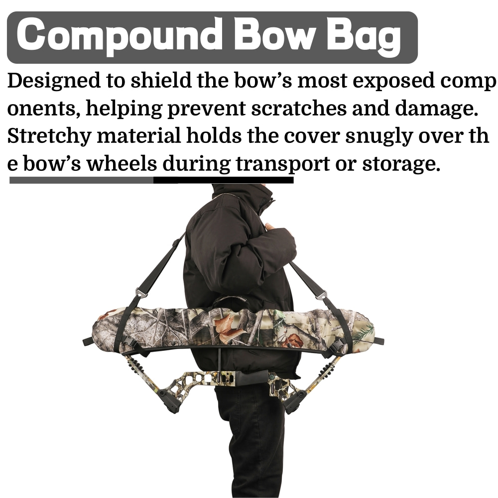 Compound Bow Bag for 38" Bows Protective Diving Cloth Carry Case
