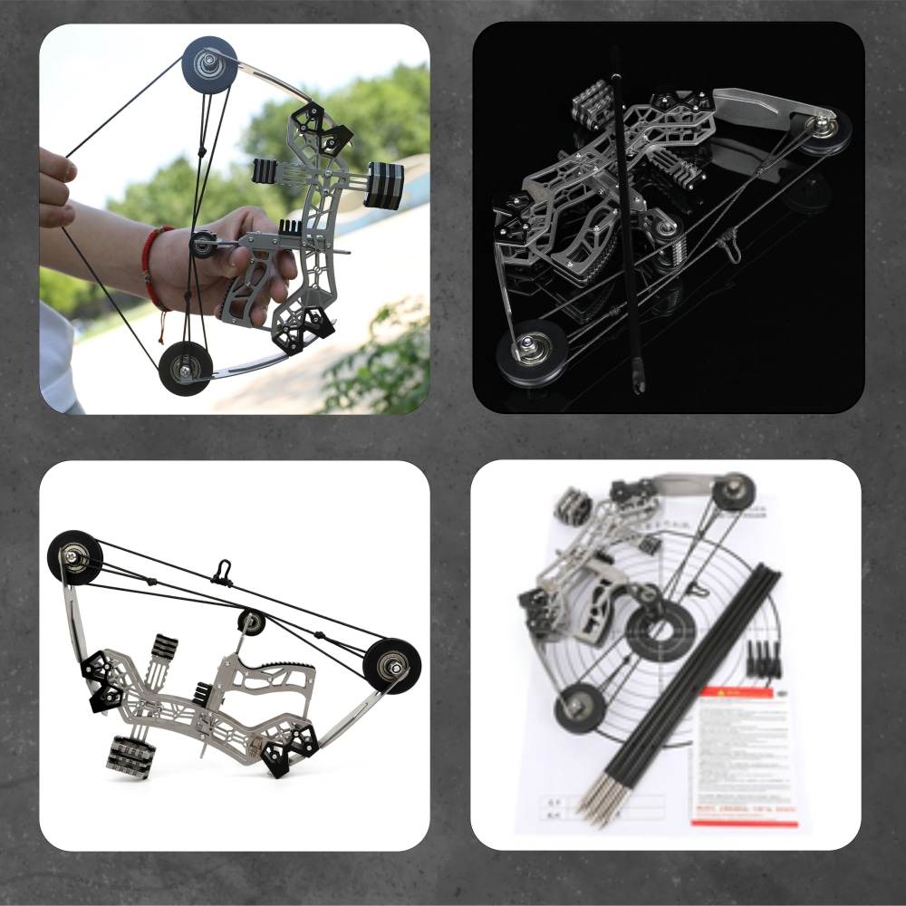 Mini Compound Bow Set for Kids 12LB Target Youth Training Bow