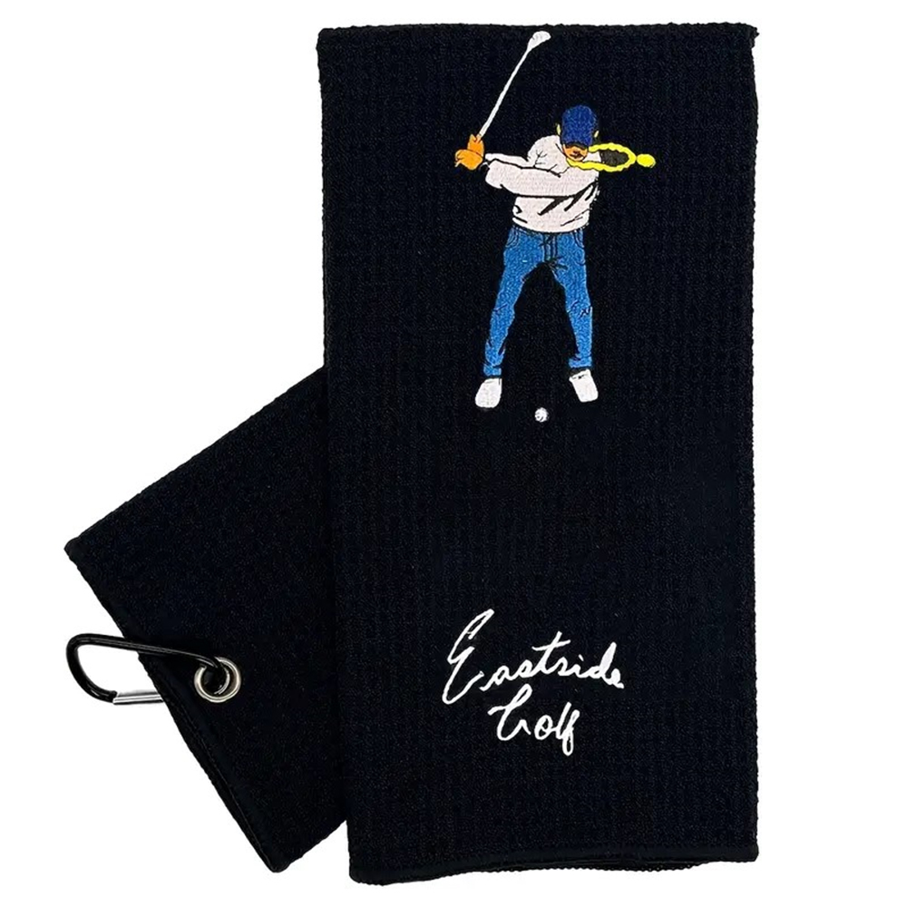 Towel Soft 40*60cm Embroidered Golf Towel Clean Clubs Ball Clip Golfers