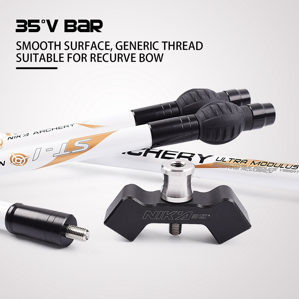 NIKA ST-1 Bow Carbon Staliziler Balance Bar Kit Rod Damper Compound Recurve Shooting