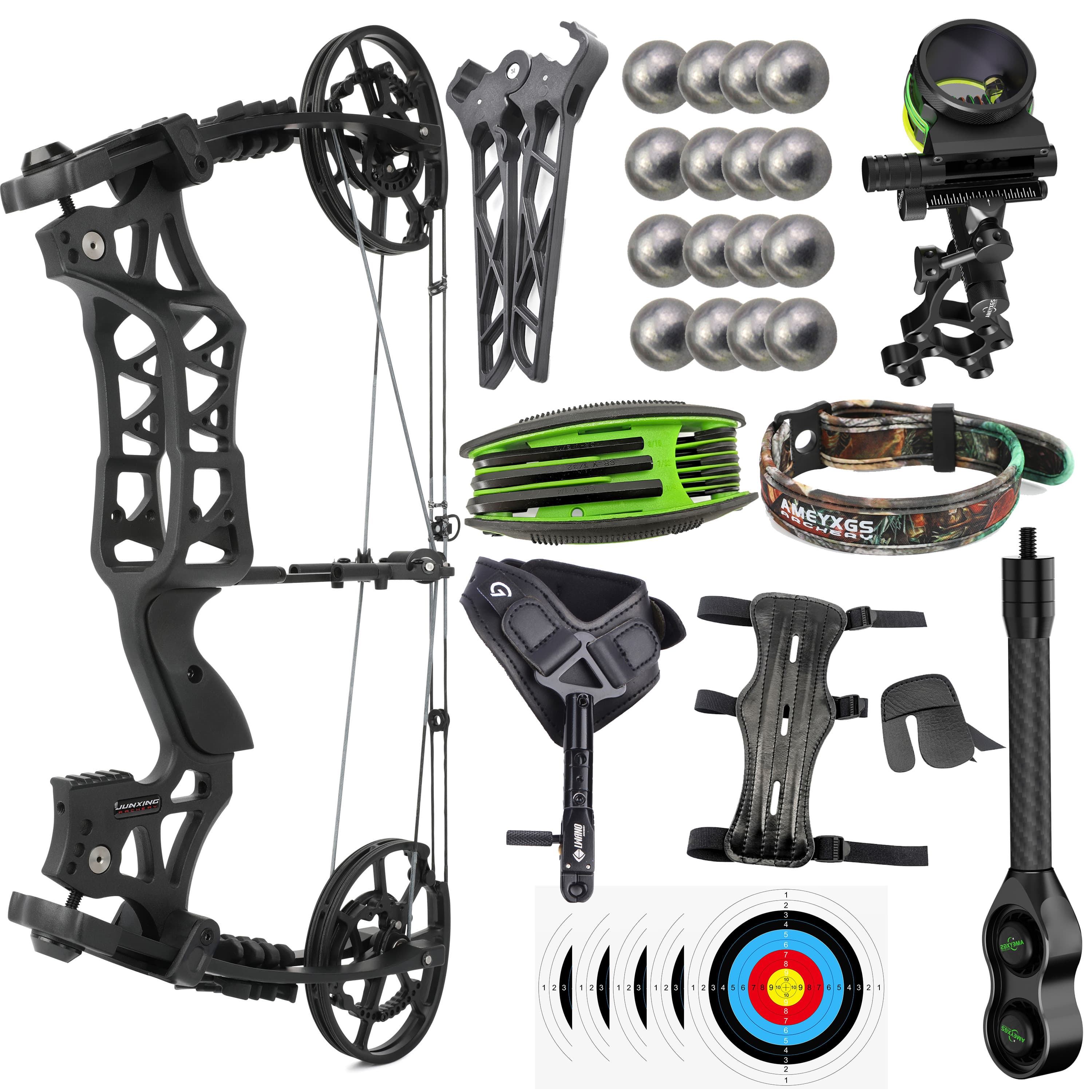 40-70lbs Archery Compound Bow Set Target Archery Shooting