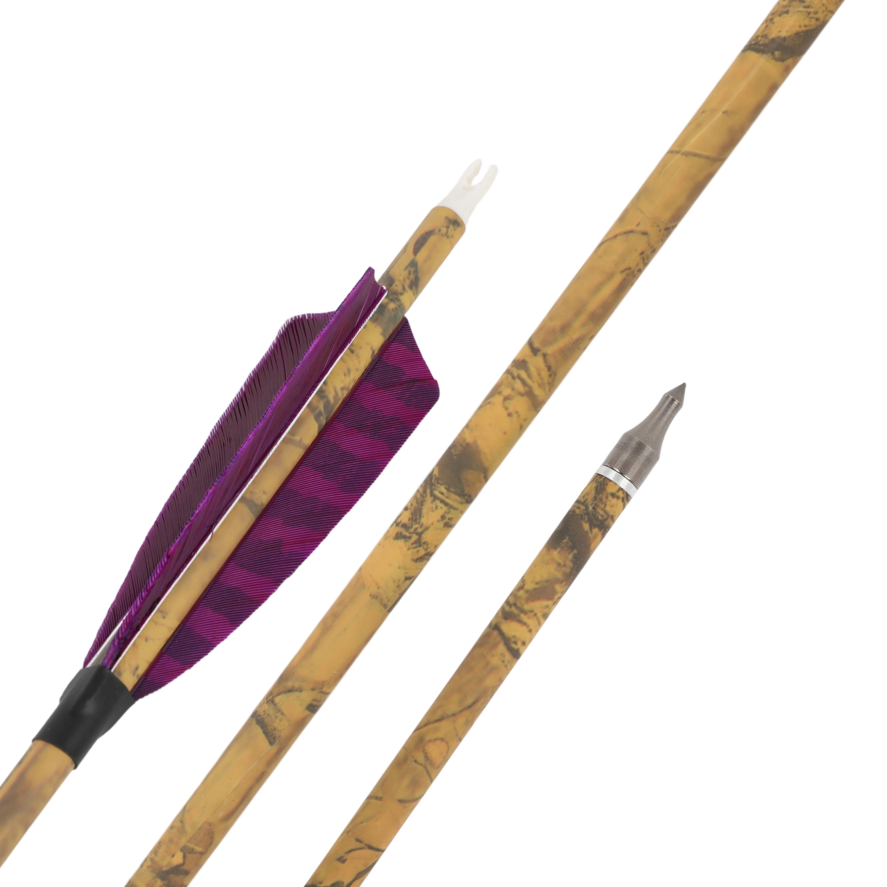 Mixed Carbon Arrows SP500 (12-Pack) with 100 Grain Tips