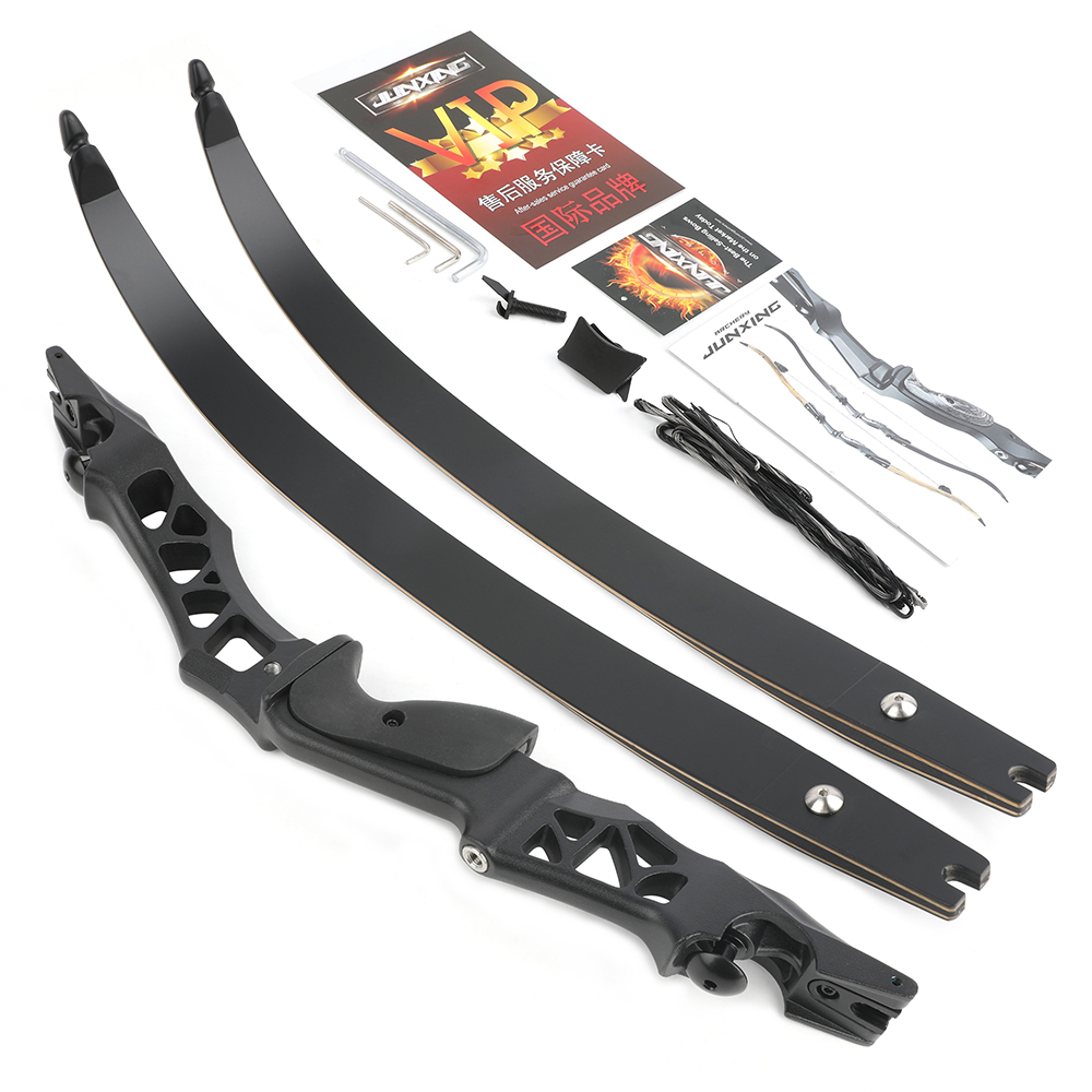 Junxing F166 Recurve Bow Set – Black, ILF Compatible