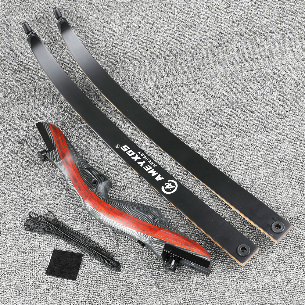 v20-50lbs Recurve Bow 62inch Right Hand Maple Wood for Shooting