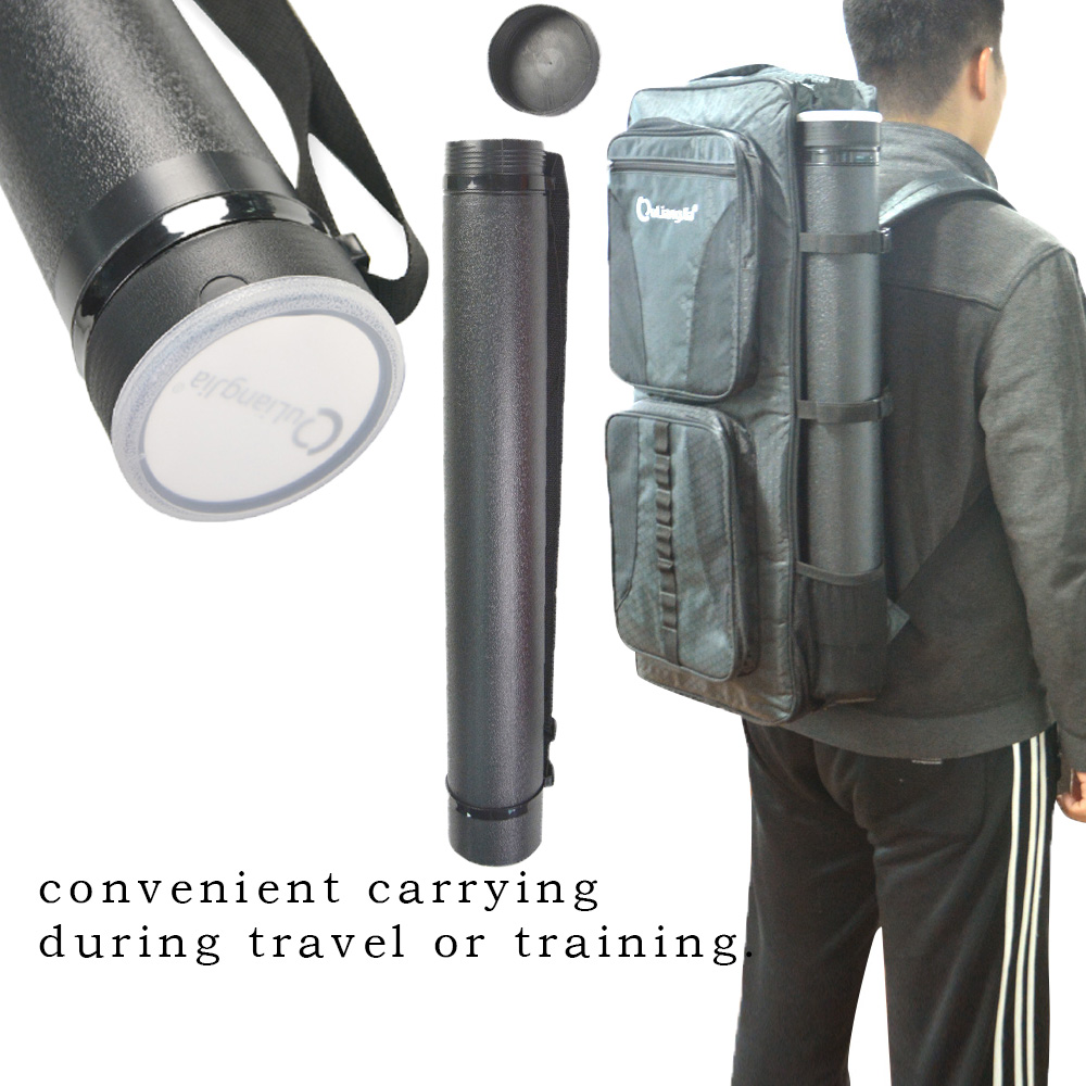 LJ Archery Double Shoulder Bow Bag with Arrow Tube
