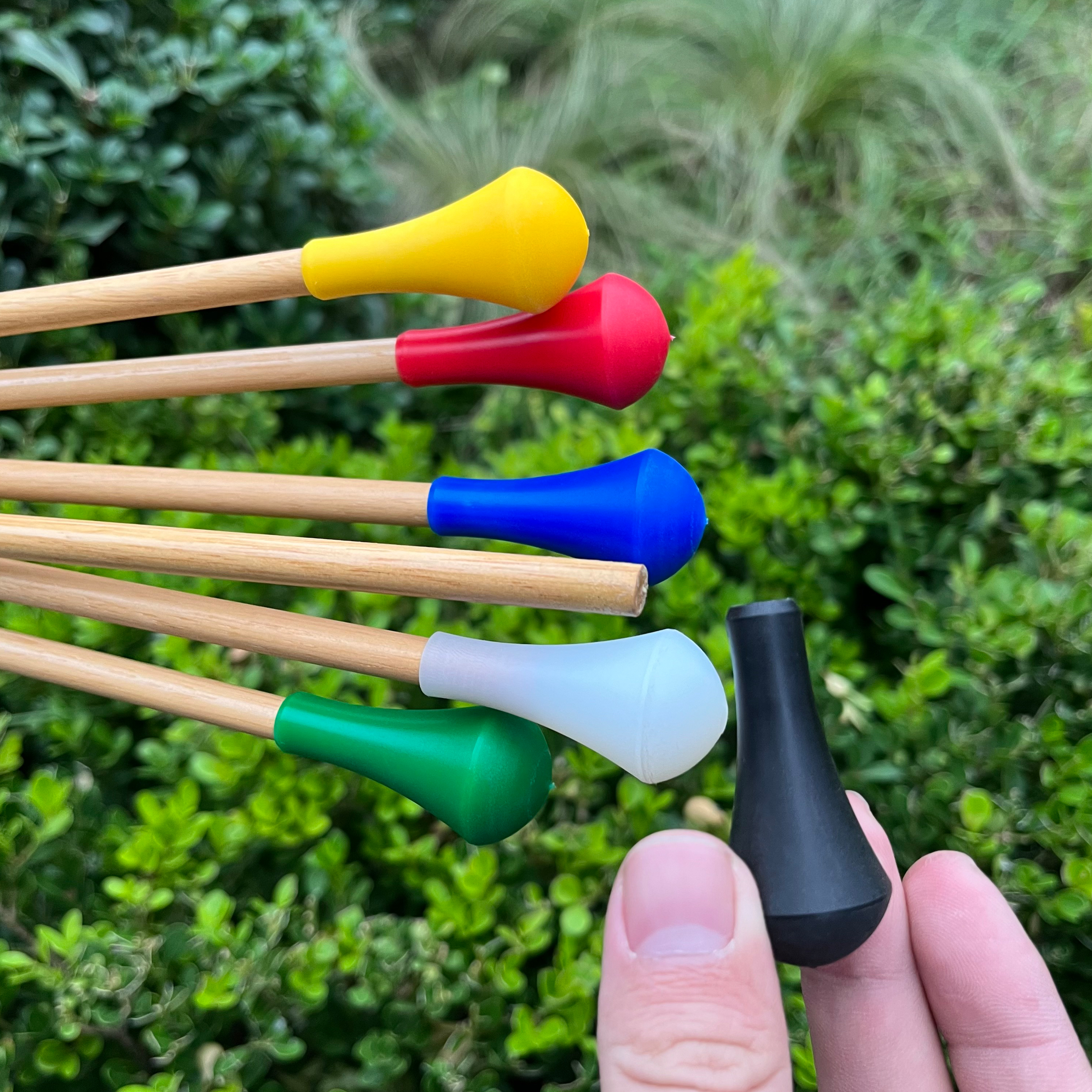 Archery Safety Target Points Nylon Blunt Tips for OD 8mm Arrow Shaft 12-Pack