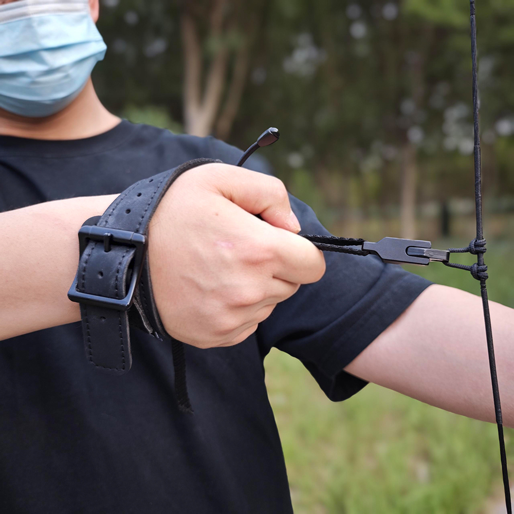 K8 Leather Wrist Release Aid for Archery – 5 Colors