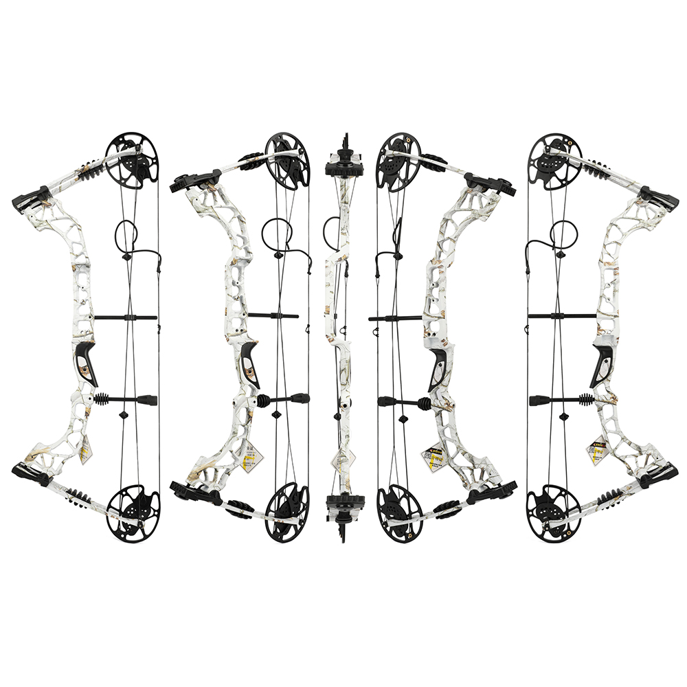 KAMEI Qin Compound Bow Kit 35-70lbs 320FPS White