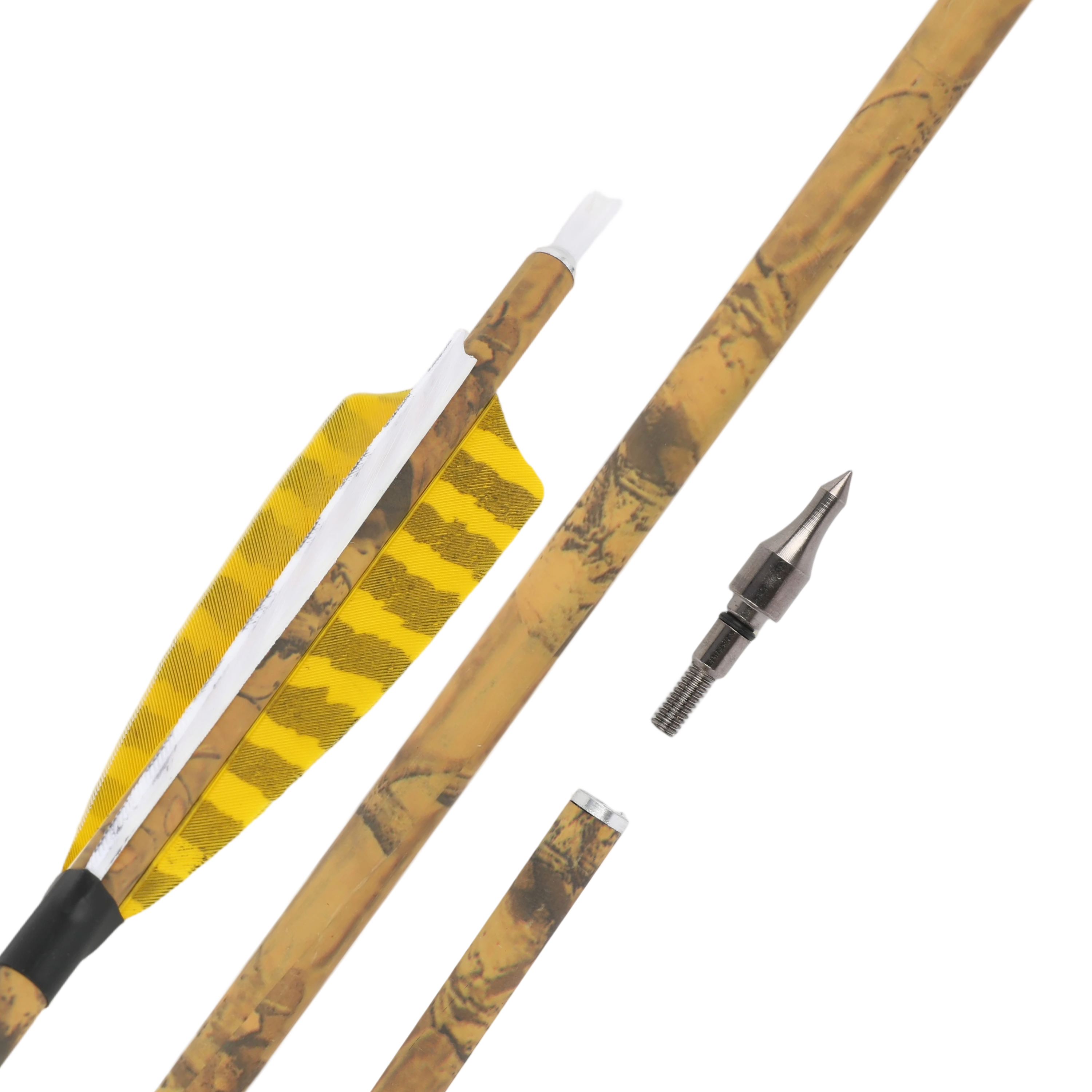 Mixed Carbon Arrows SP500 (12-Pack) with 100 Grain Tips