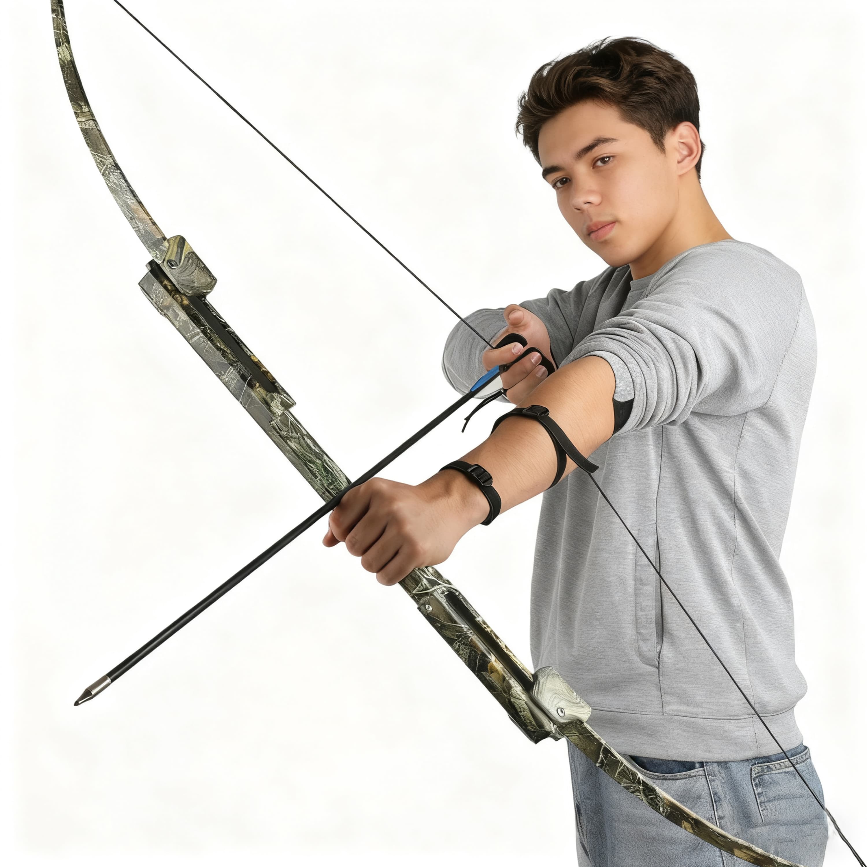 35lbs Folding Bow 58" Recurve Bow Target RH/LH
