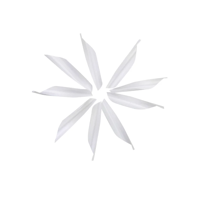 50Pcs Archery Spiral Feather Diy Spin Vans 1.75 Inch Plastic Right Wing Carbon Aluminum Arrow Bow Shooting Hunting Accessories