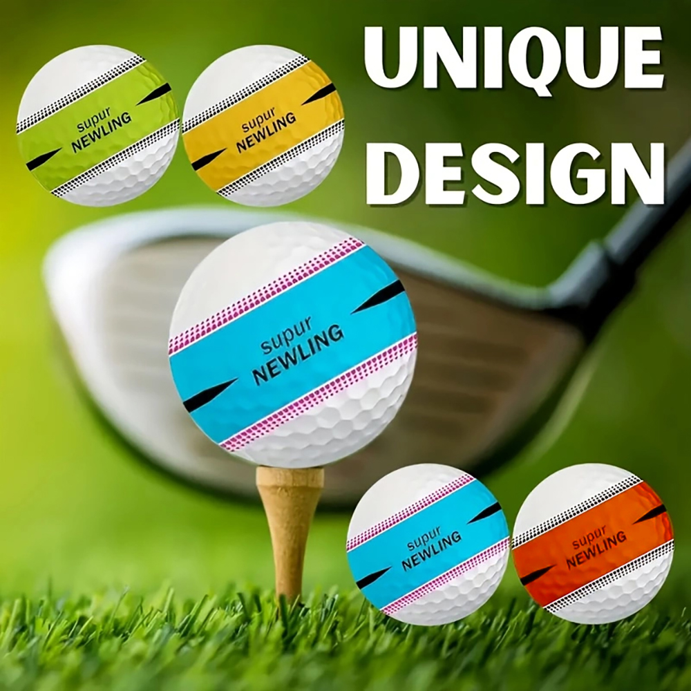 Rubber Golf Ball 6X Practice Training Driving Range Indoor Outdoor 