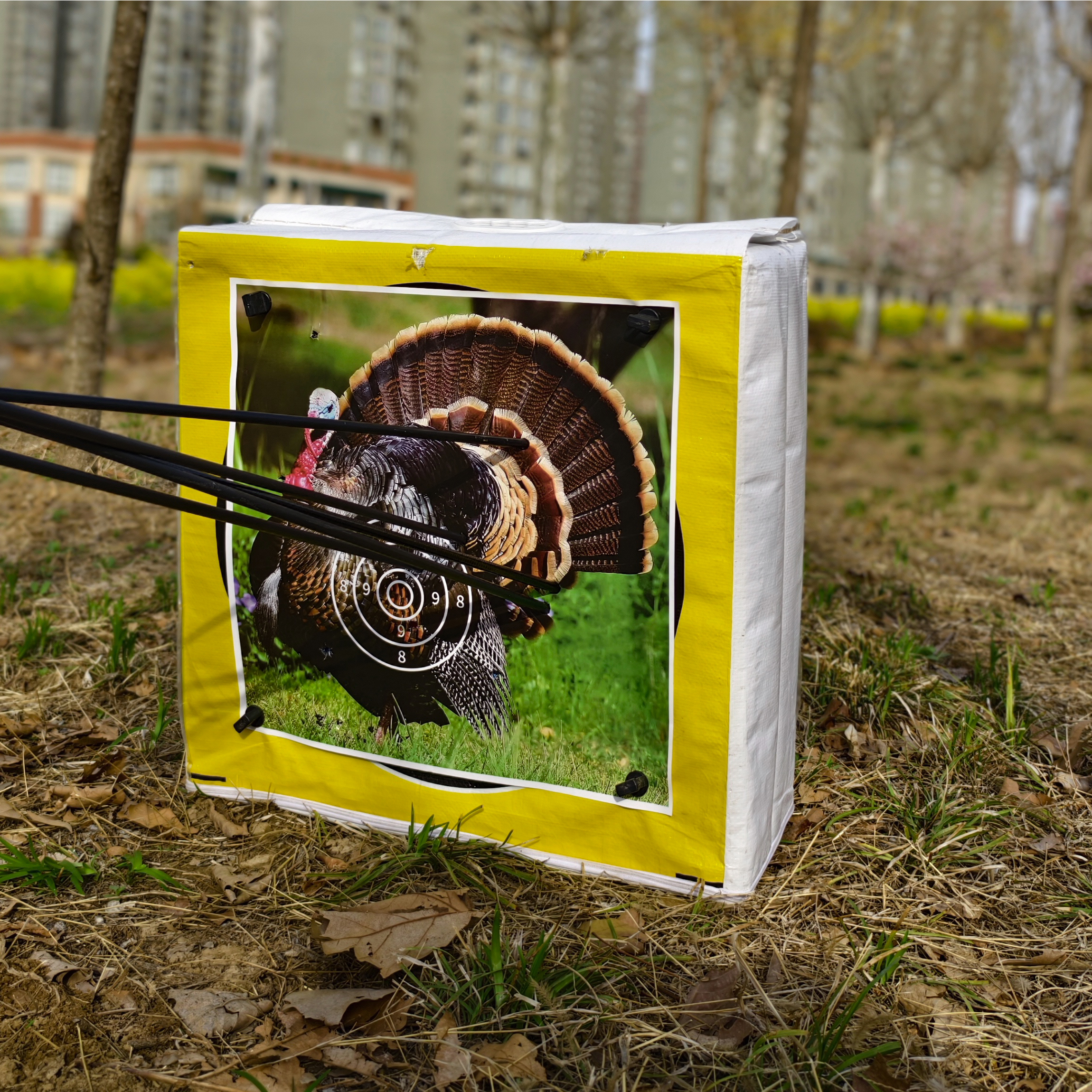 Turkey Target Paper, Coated Paper, 40x40cm