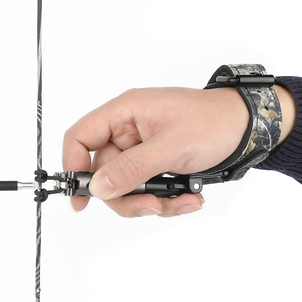 Adjustable Camo Archery Bow Release Aid for Compound Bow