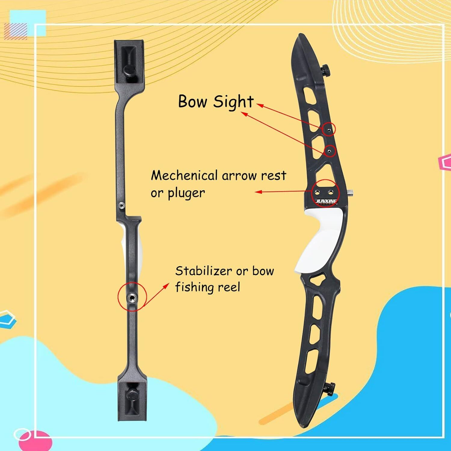 68"/70" Archery Takedown Recurve Bow Set 20–40lbs Target Kit