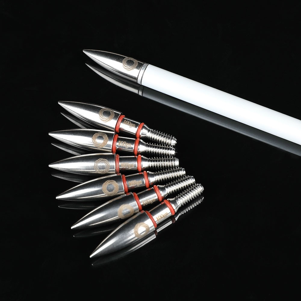 12pcs 100gr Archery Arrowheads Alloy Field Points Tips