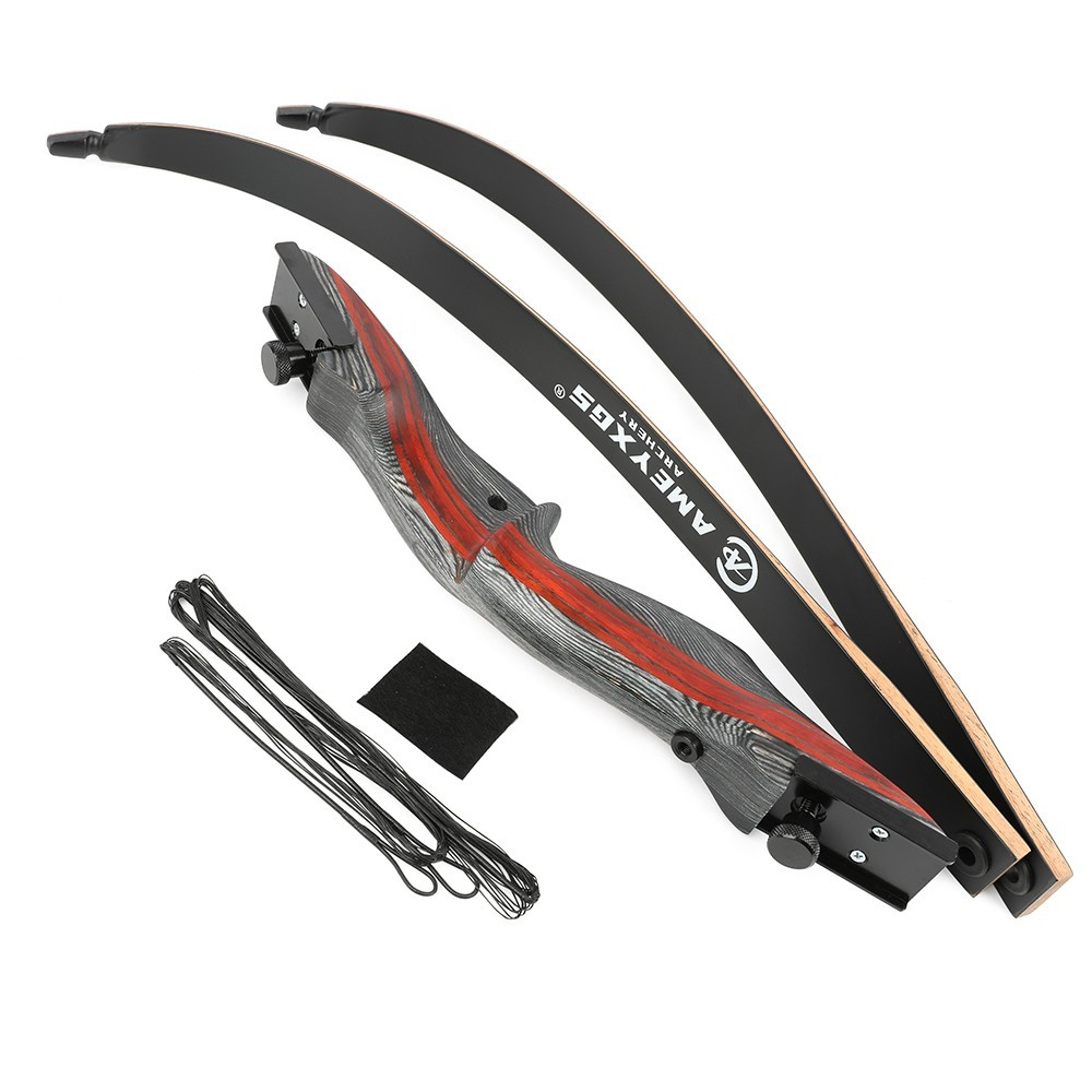 62" Takedown Recurve Bow Arrow Set 20-50lbs Wooden Archery Hunting