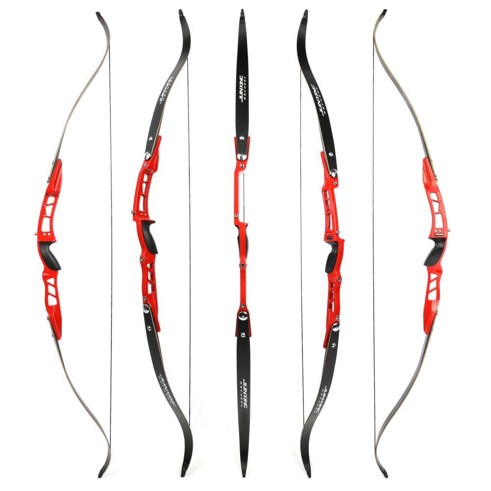 JUNXING F167 ILF Recurve Bow 40lbs Red Set