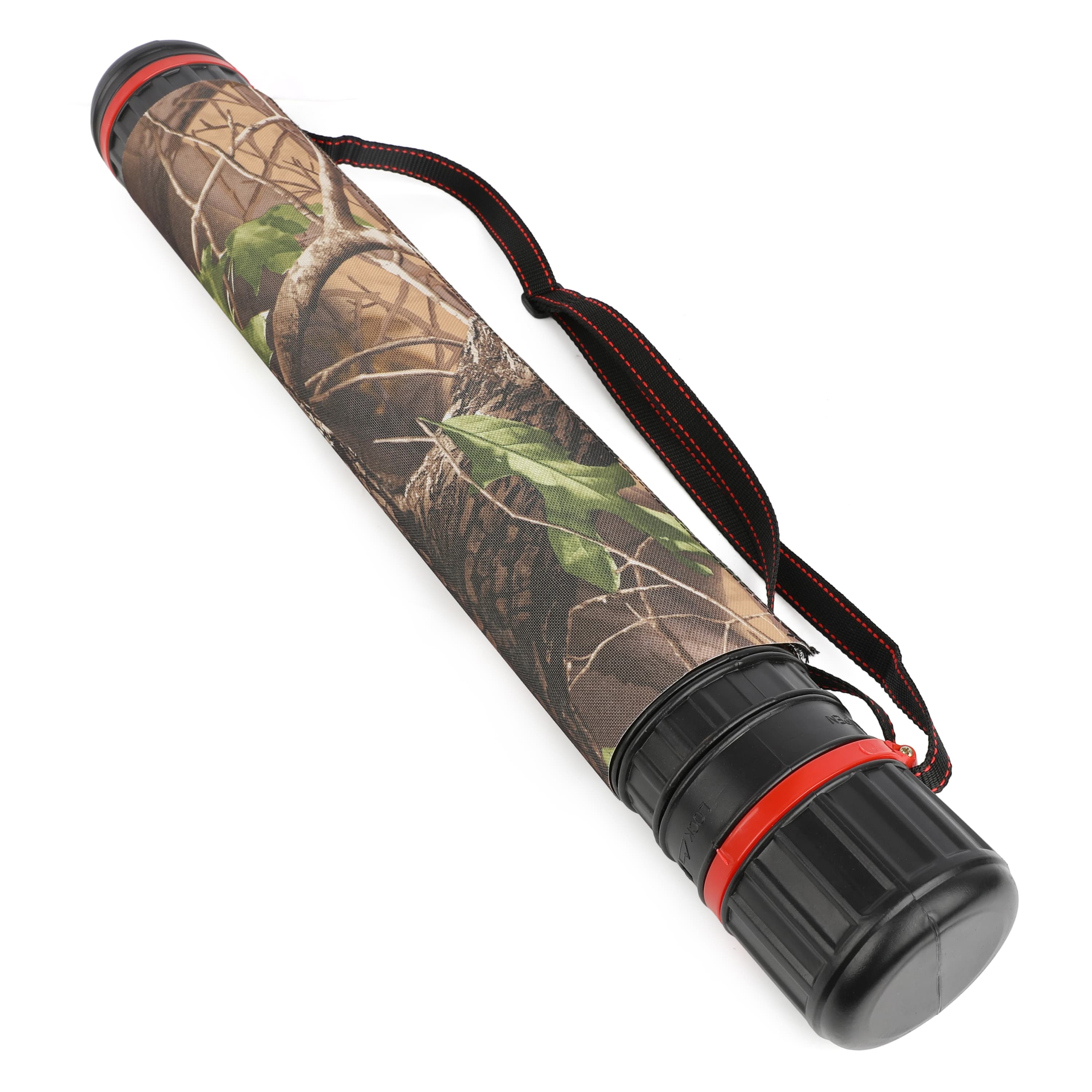 Archery Arrow Quiver Tube 63–105cm Adjustable Back Carry