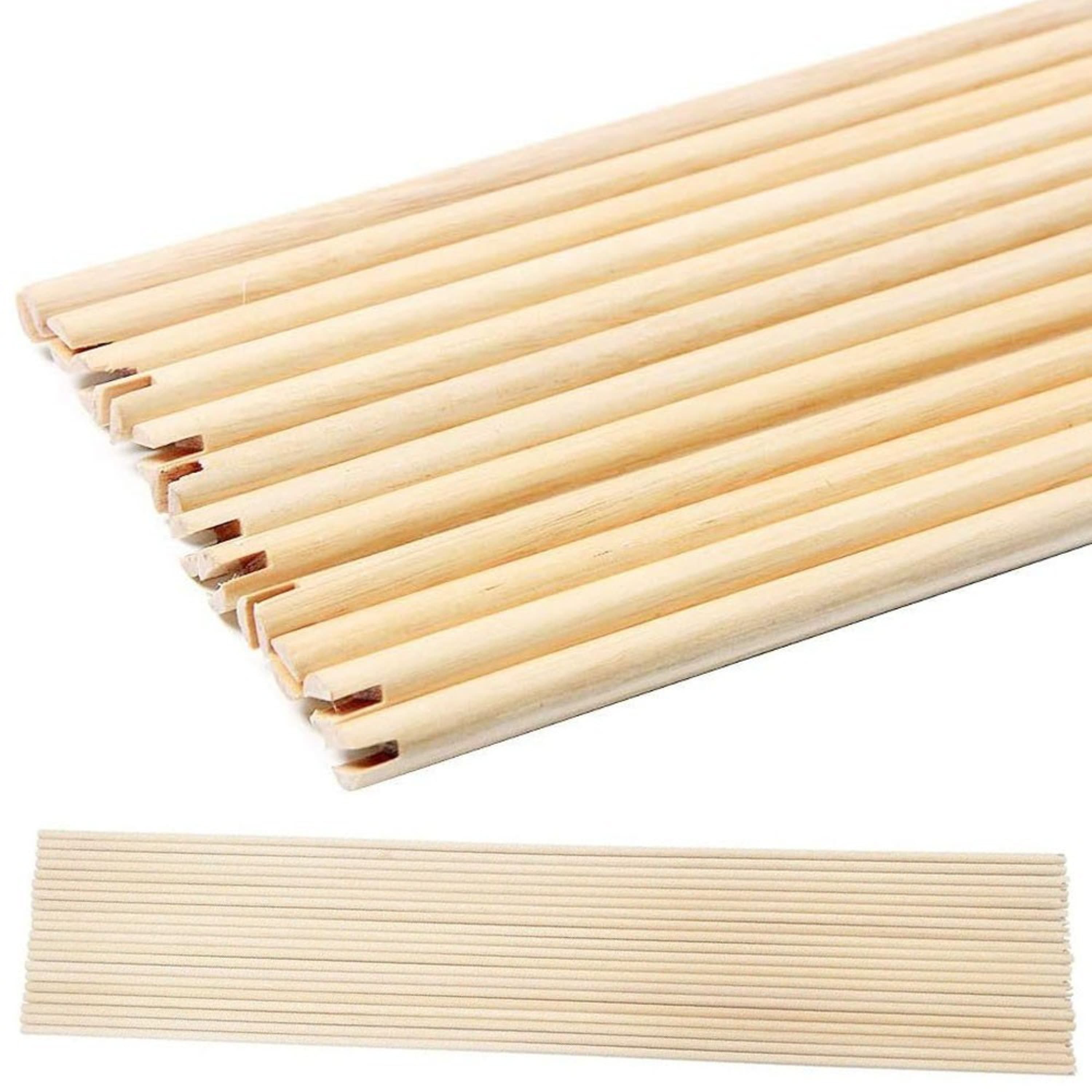 SHARROW Wooden Arrow Shafts Handcrafted Bare Shafts for DIY Archery（12 Pack）