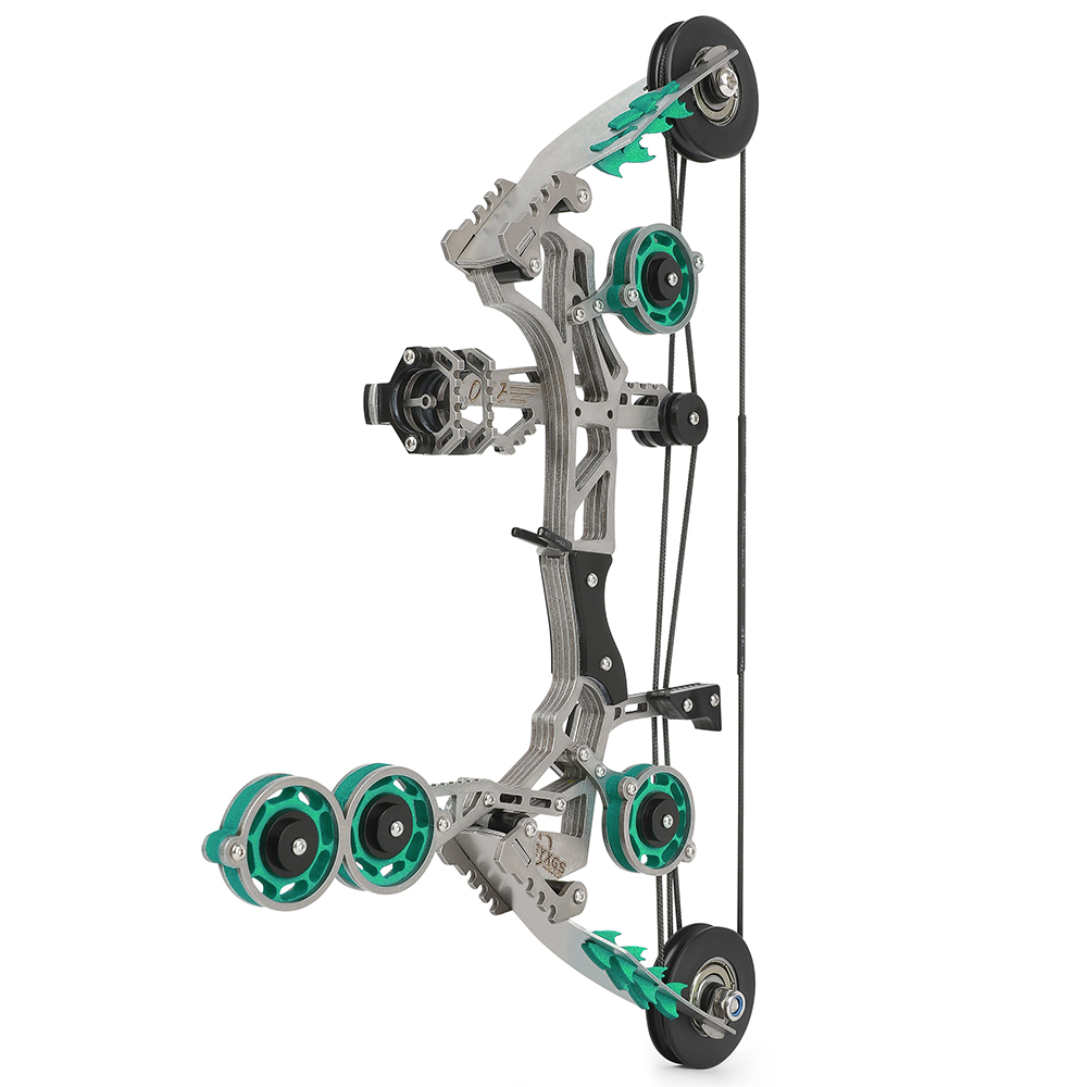 Mini Indoor Compound Bow 10lb with 8 Arrows for Target Shooting