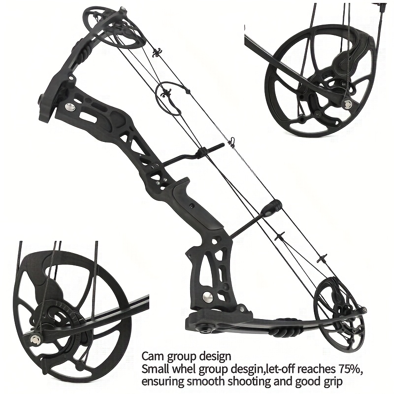 Adult Hunting Bow 30–70lbs - Black Camo