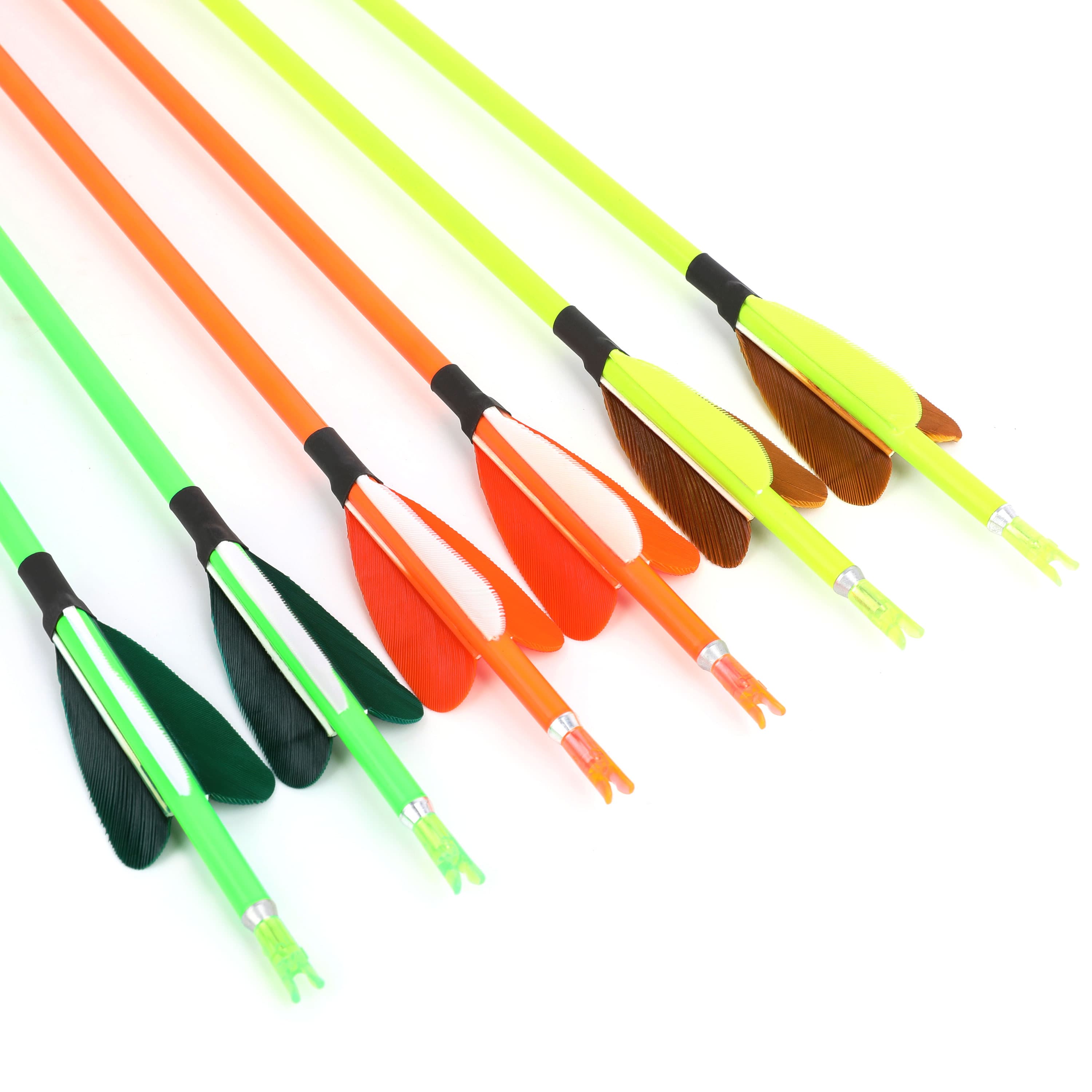 32inch Arrows Archery Turkey Feather Spine 500 for Recurve Compound Hunting