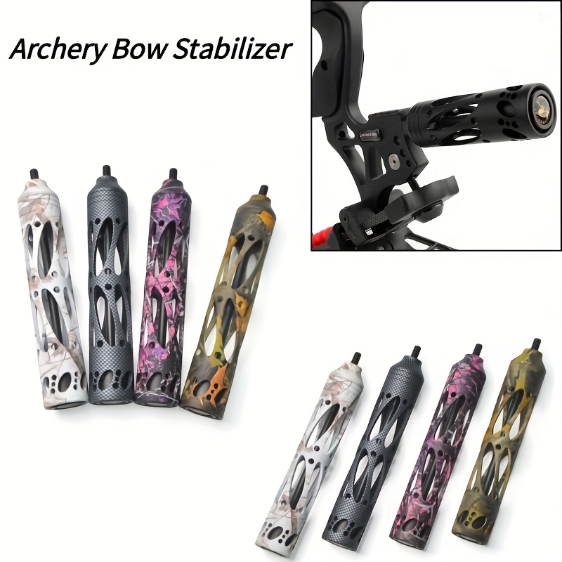 1pc 8inch Compound Bow Shock Absorber Rod Aluminium Alloy Material Bow Stabiliser