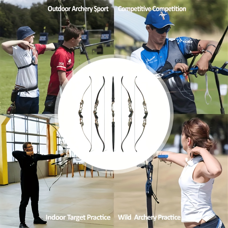 50lb 60-Inch Take-Down Recurve Bow Set – Aluminum Riser