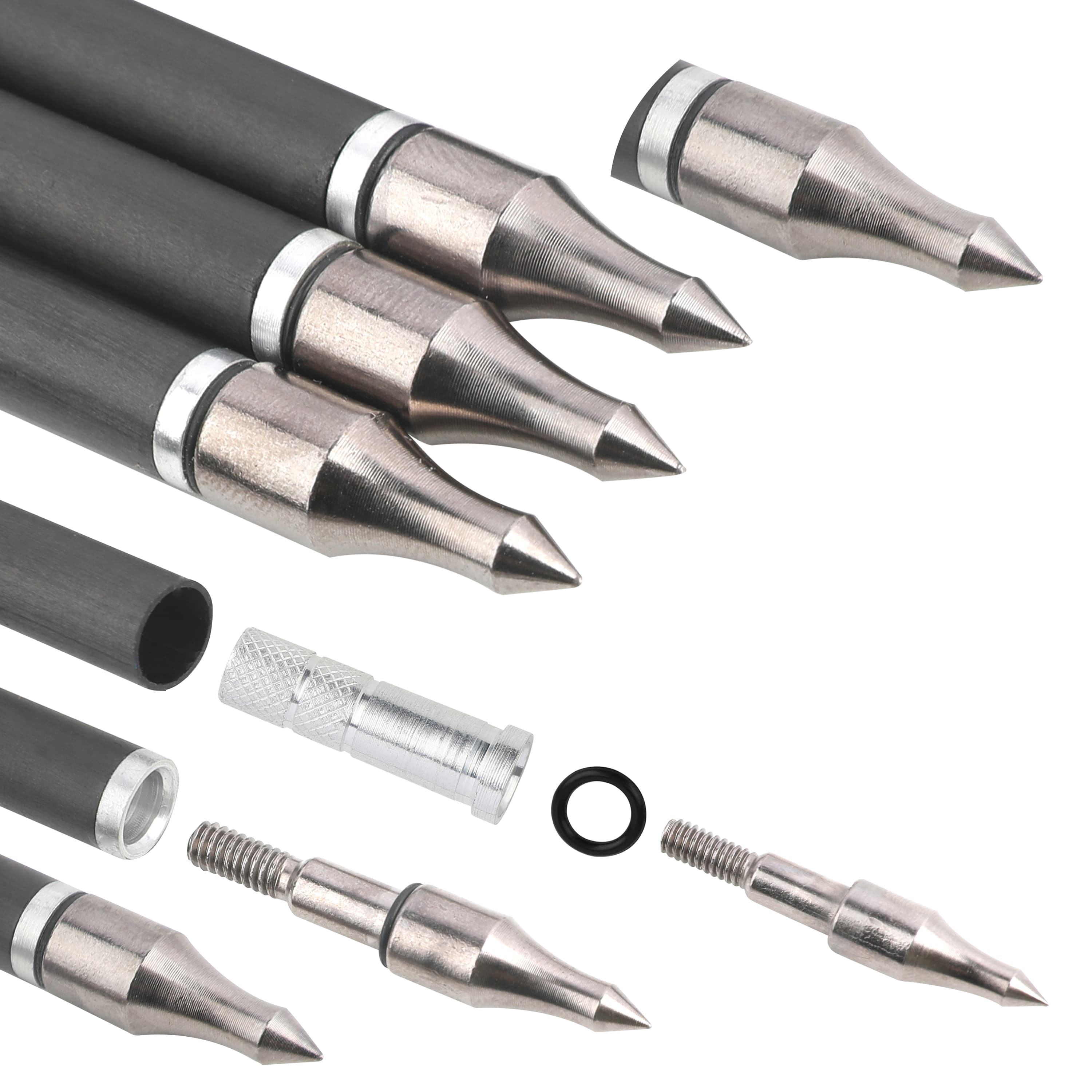 30" Pure Carbon Arrows Spine500 for Recurve/Compound Archery