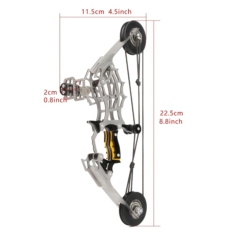 Terminator Stainless Steel Compound Bow – 12lb, 40-50m Range