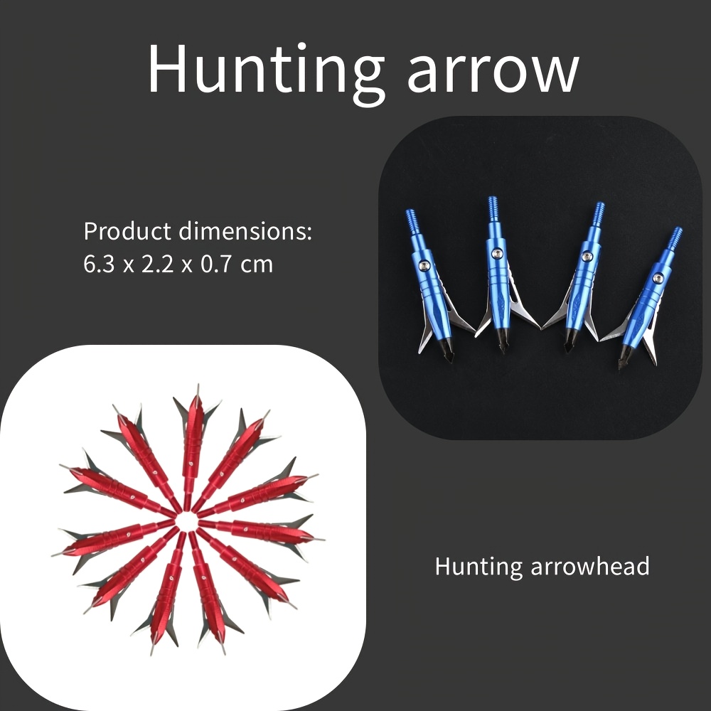 Elf Aluminum Arrow Set – 6-Pack with Arrowhead Case