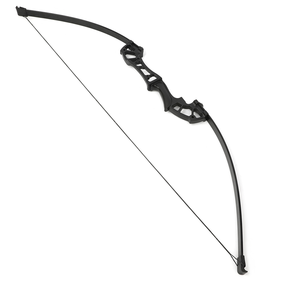 Archery Recurve Bow 40lbs Black Aluminum Magnesium Fiber for Hunting and Target Shooting