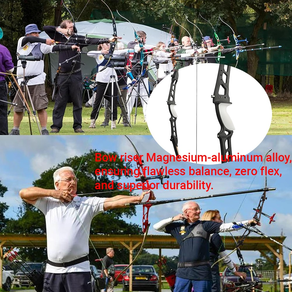 68"/70" Archery Takedown Recurve Bow Set 20–40lbs Target Kit