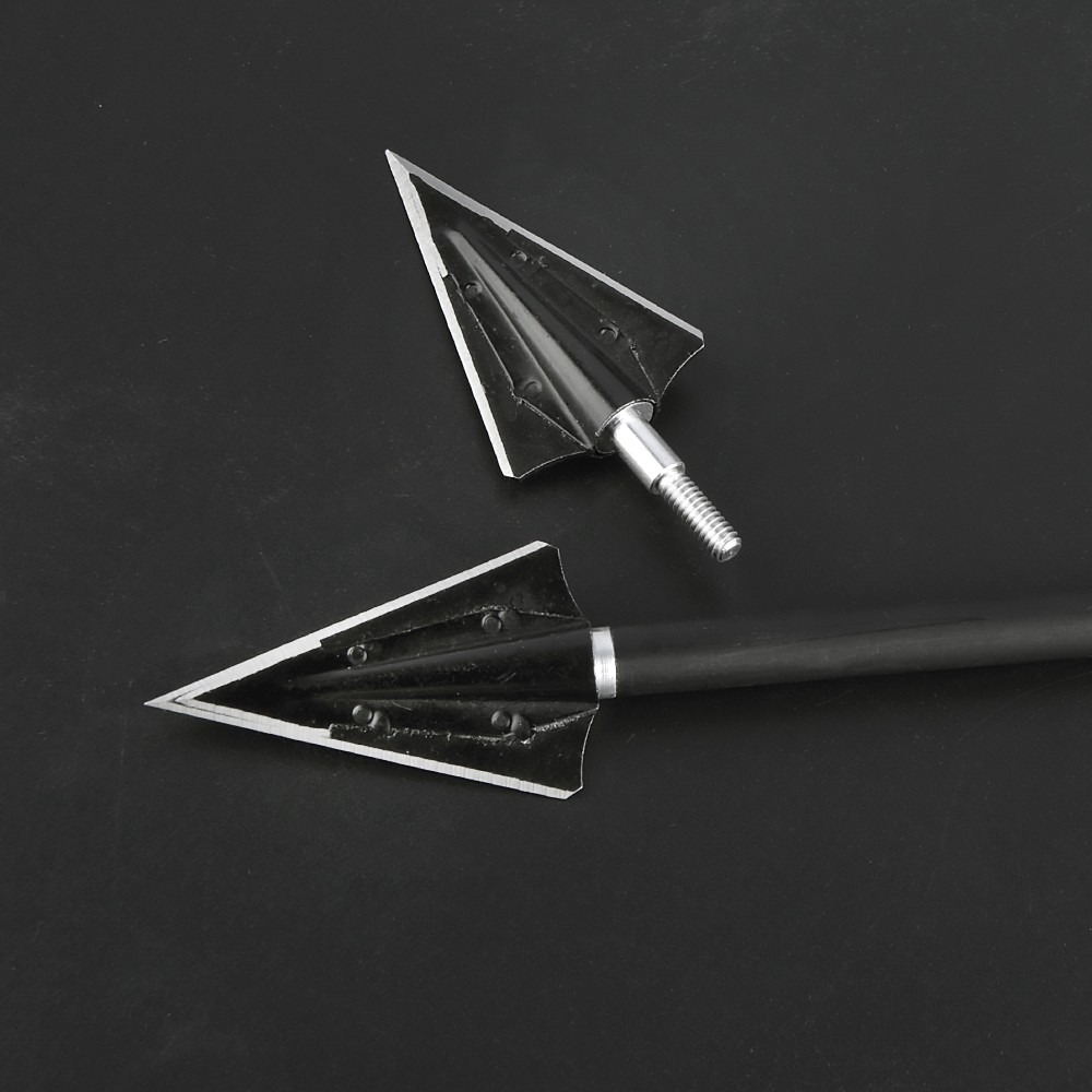 125gr Archery Hunting Broadheads Iron Arrow Tips 6/12pcs
