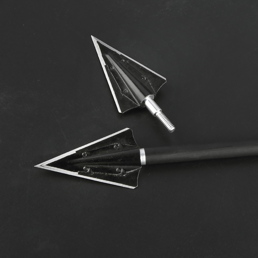 125 Grain Archery Hunting Arrowheads – 6/12pcs Iron Tips