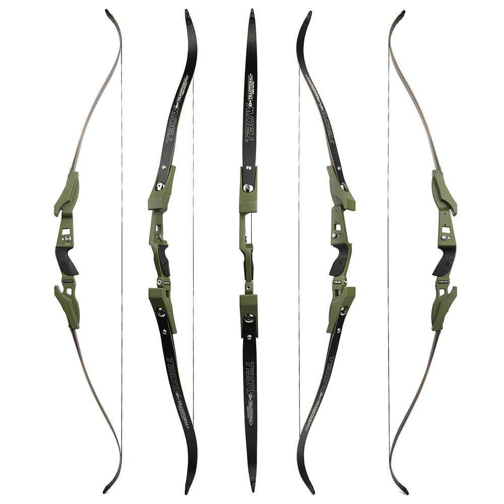 TBOW B3 62 inch Hunting Recurve Bow Kit 25-65lbs