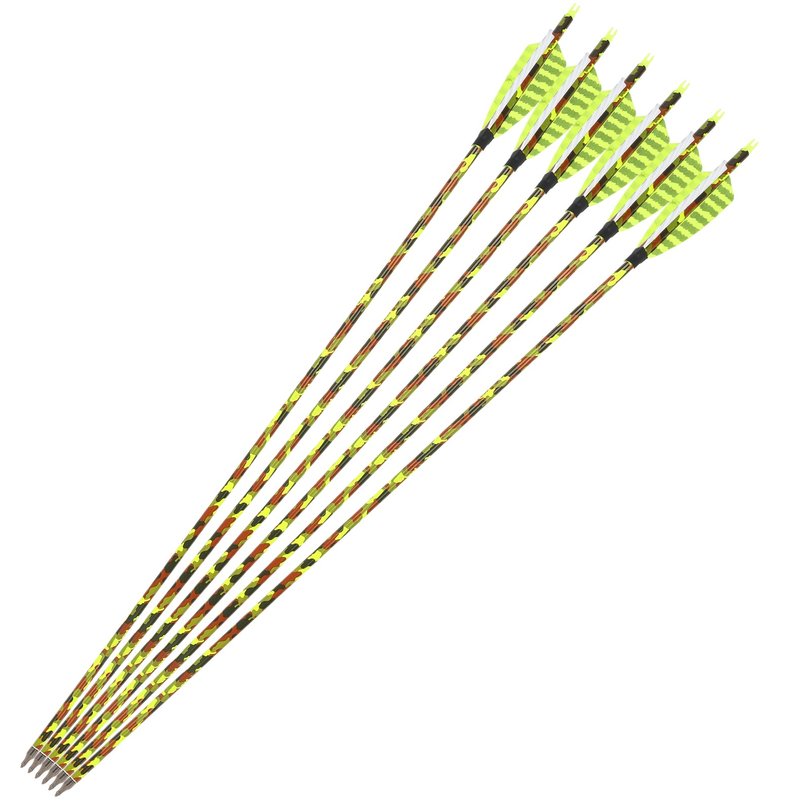 Carbon Arrows with Turkey Feathers 30Inch 12-Pack Traditional Archery
