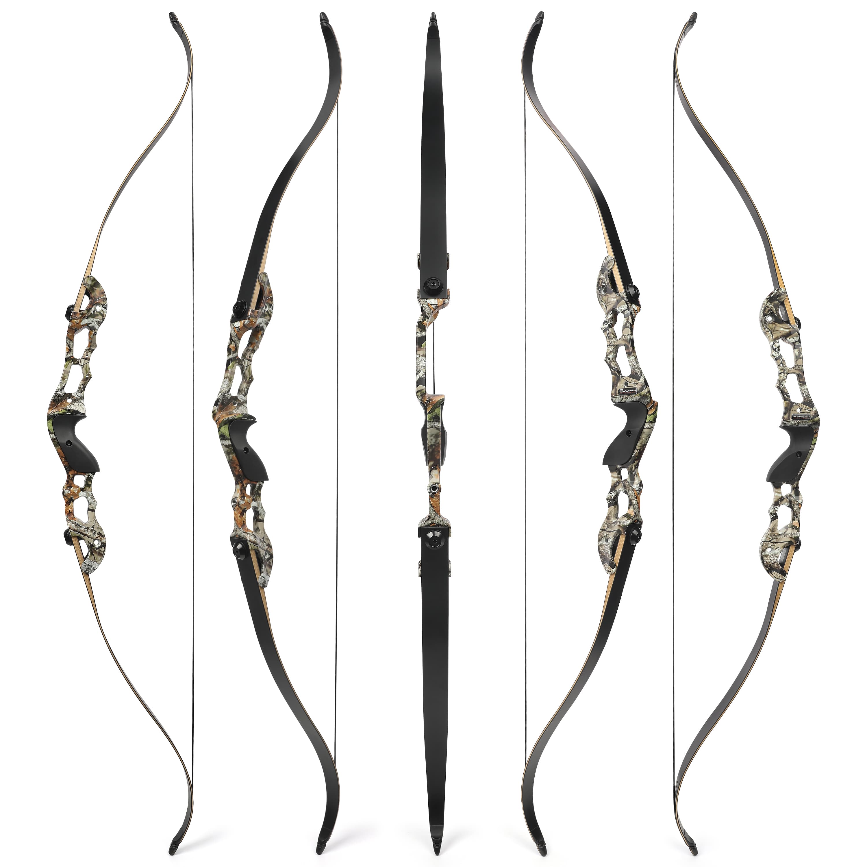 JUNXING F185 Archery Takedown Recurve Bow Kit 30-50Ibs