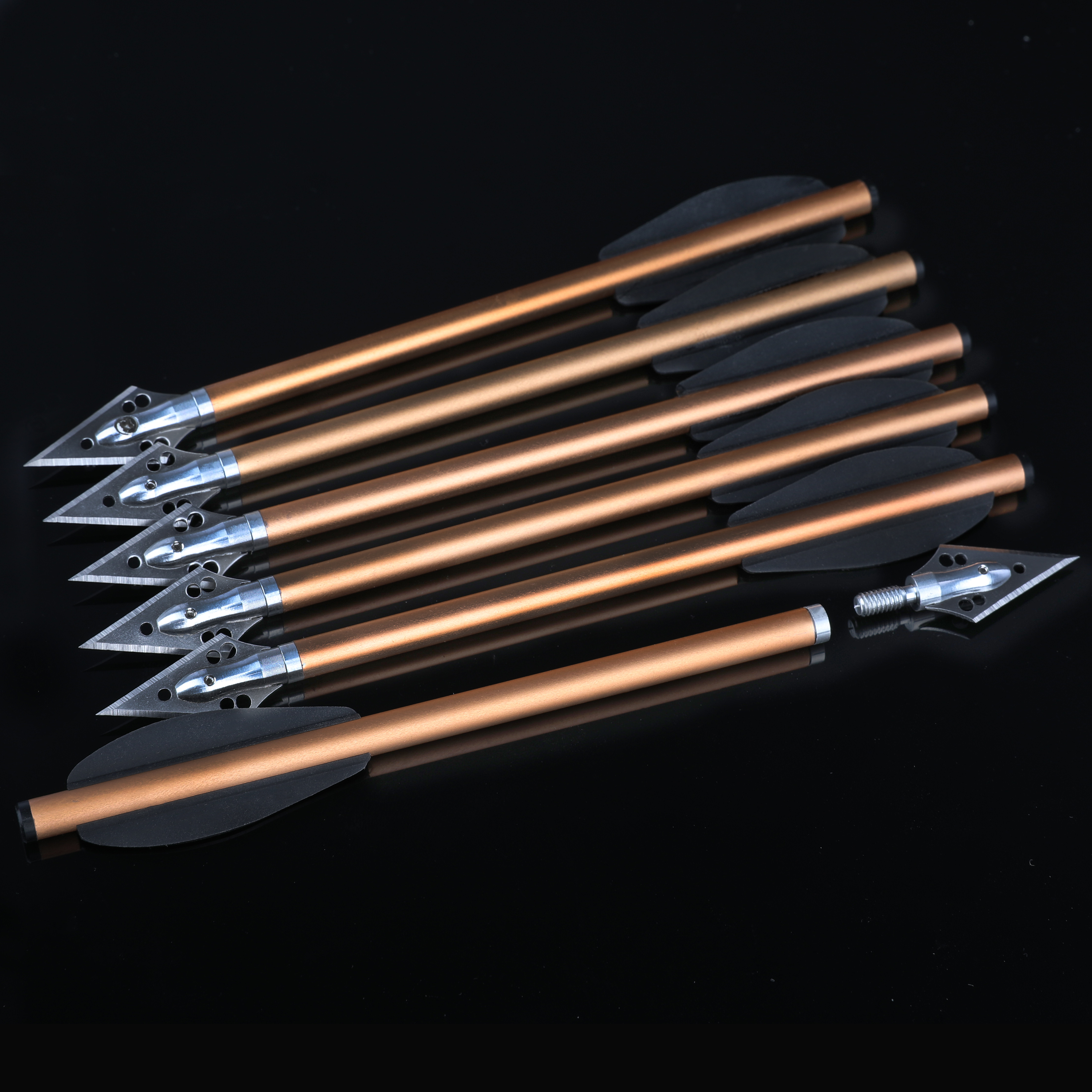 SHARROW Mini Bow Arrow Bolts 6.3" Aluminum Arrow Archery 24X