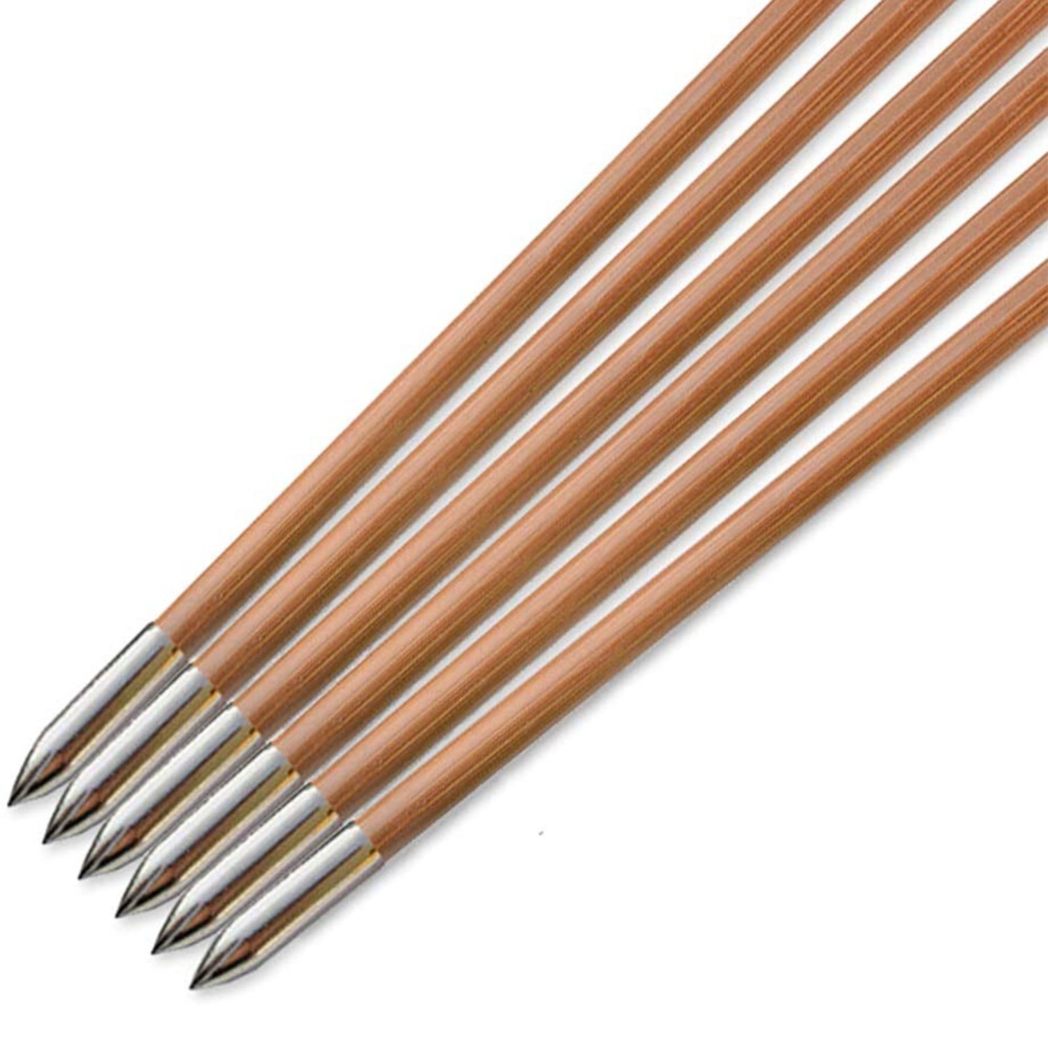 Handmade Bamboo Arrows 12-Pack with Turkey Feather Fletching 85cm