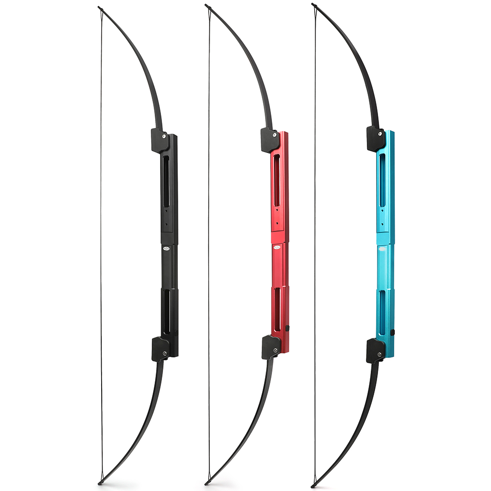 AME Folding Bow - 58" Aluminum Alloy, CNC Handle, Black Fiberglass Limbs