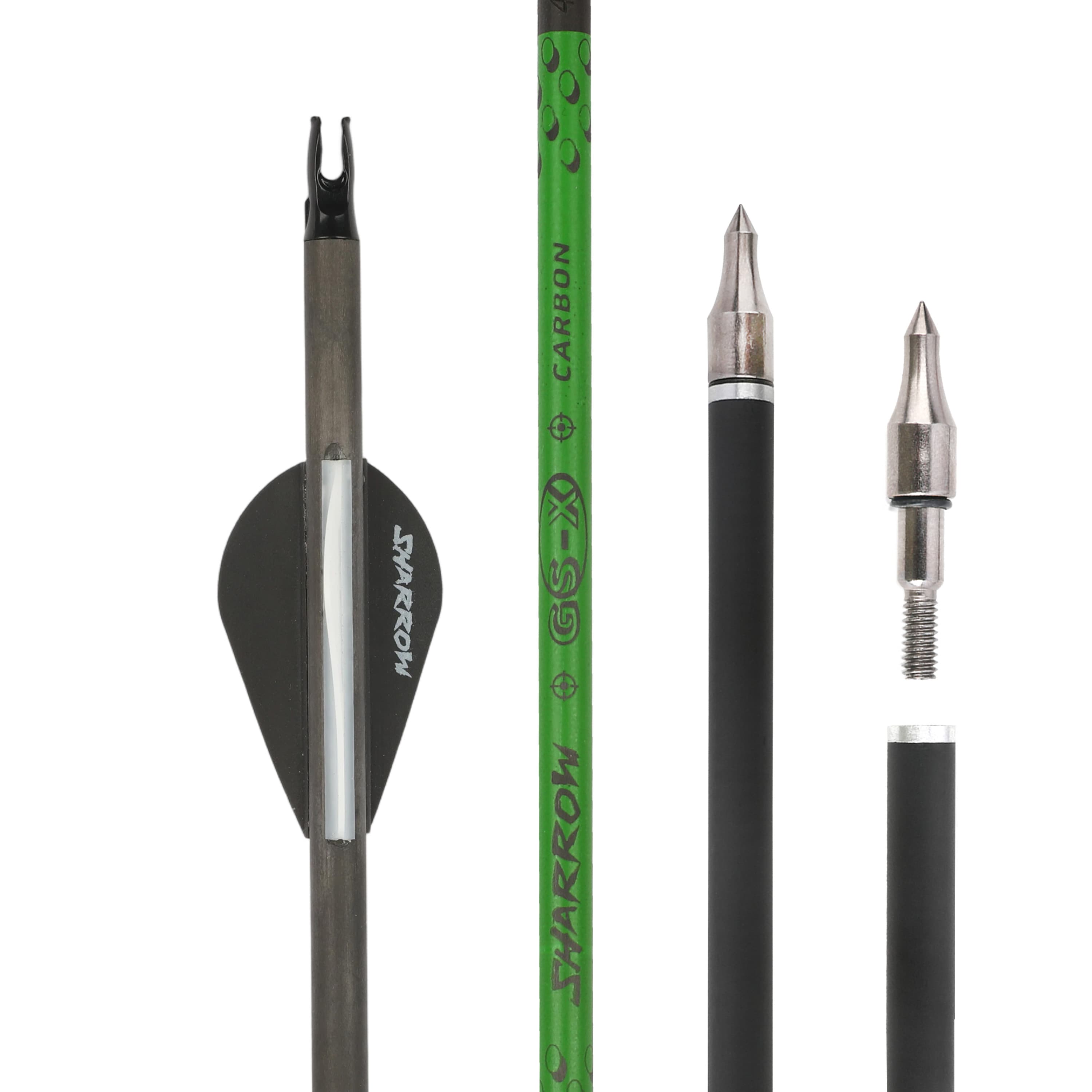 30" Pure Carbon Arrows SP300-800 for Recurve/Compound Archery