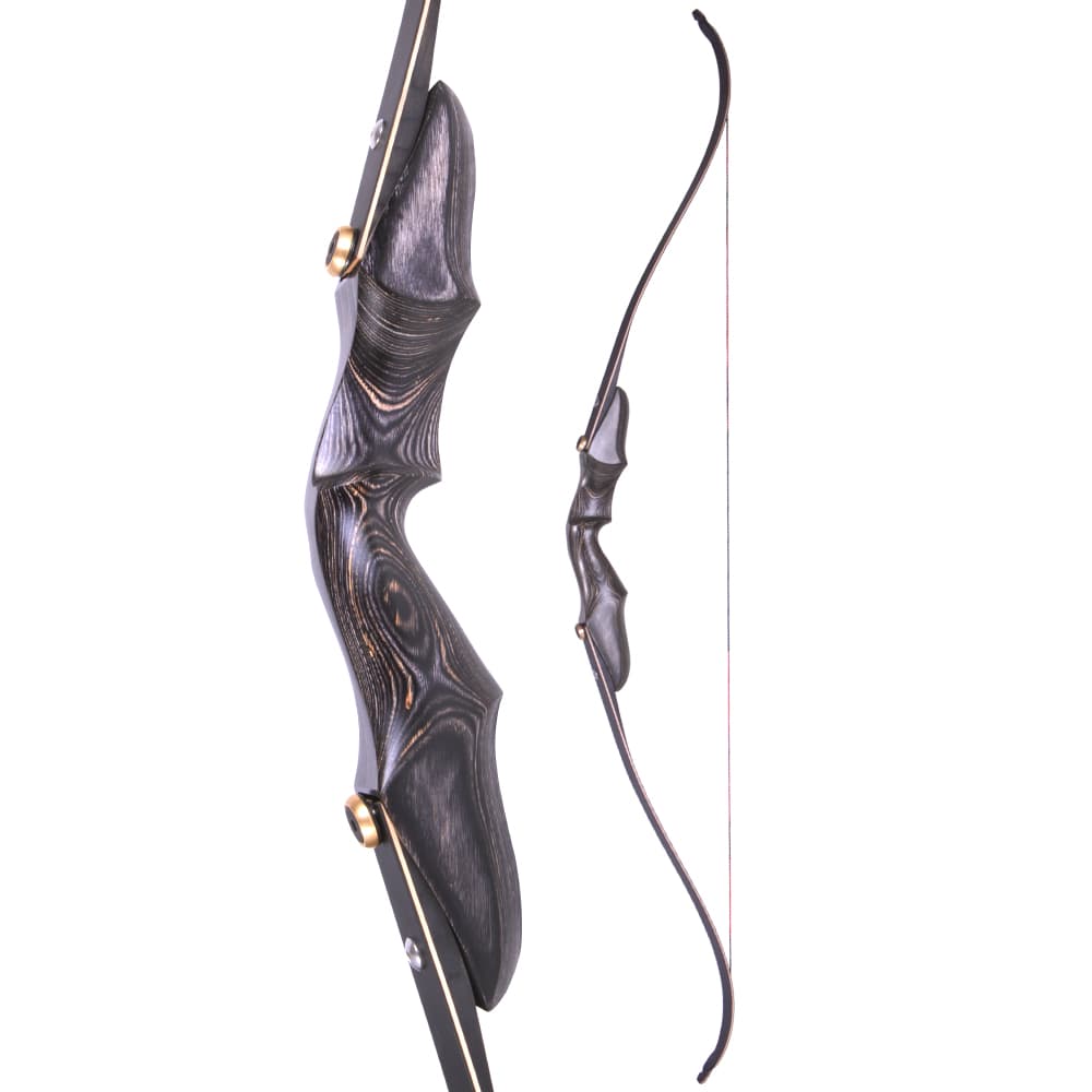 58" Wooden ILF Takedown Recurve Bow for Traditional Archery 20–50 lbs