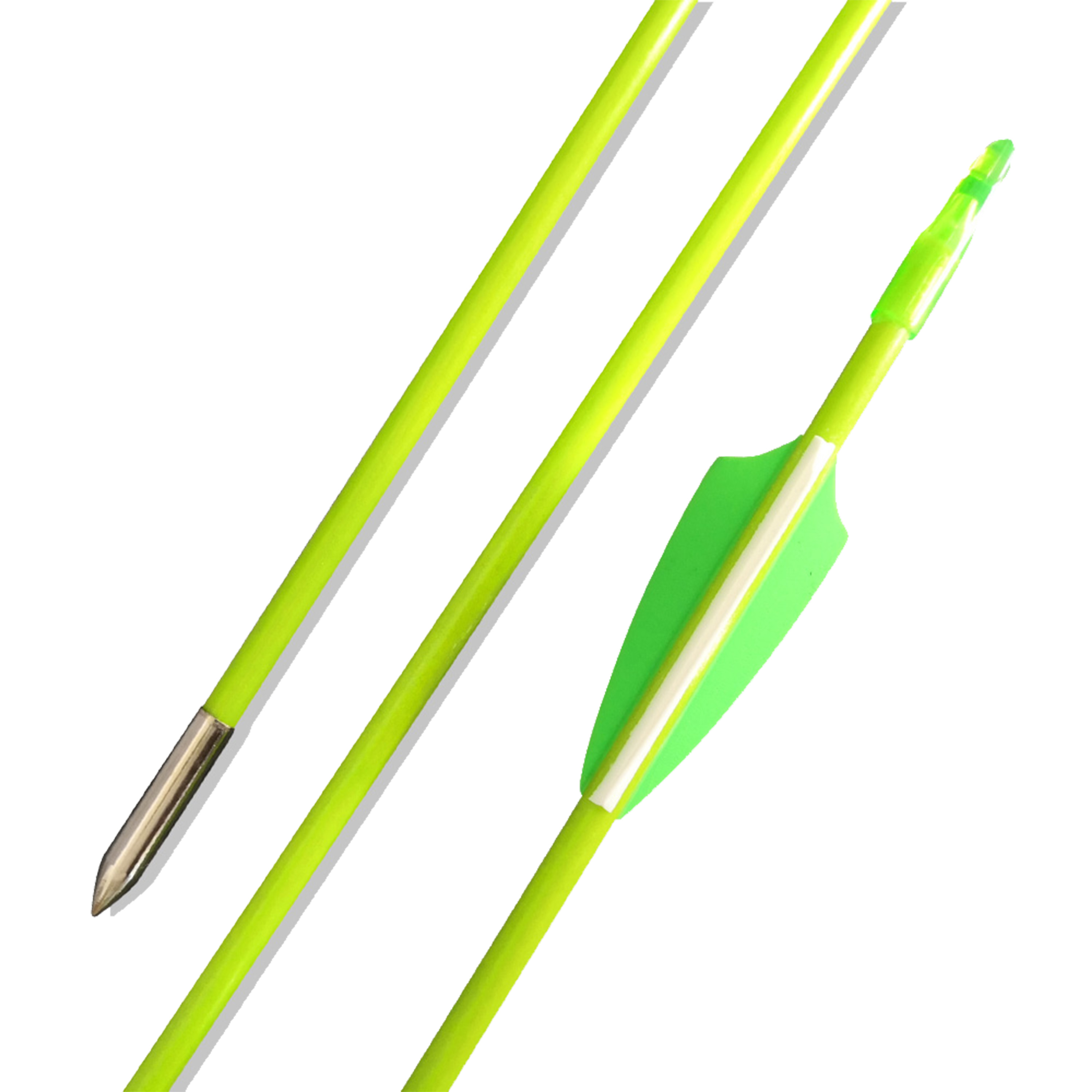 Fishing Arrow Fiberglass Shaft for Outdoor Shooting 12pcs 