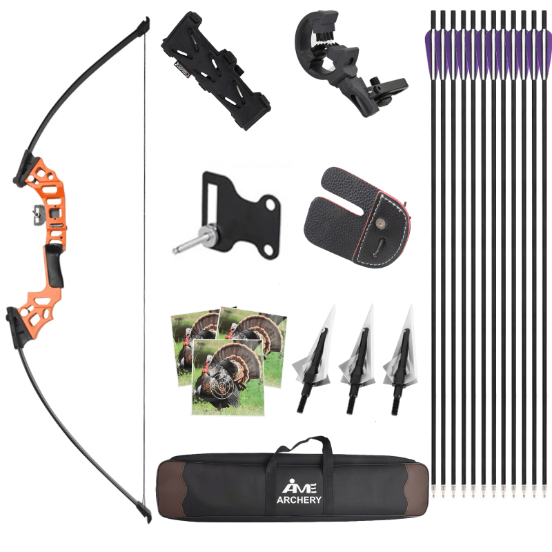 BlitzWolf X7 Recurve Bow 30–40lbs - Orange/sliver