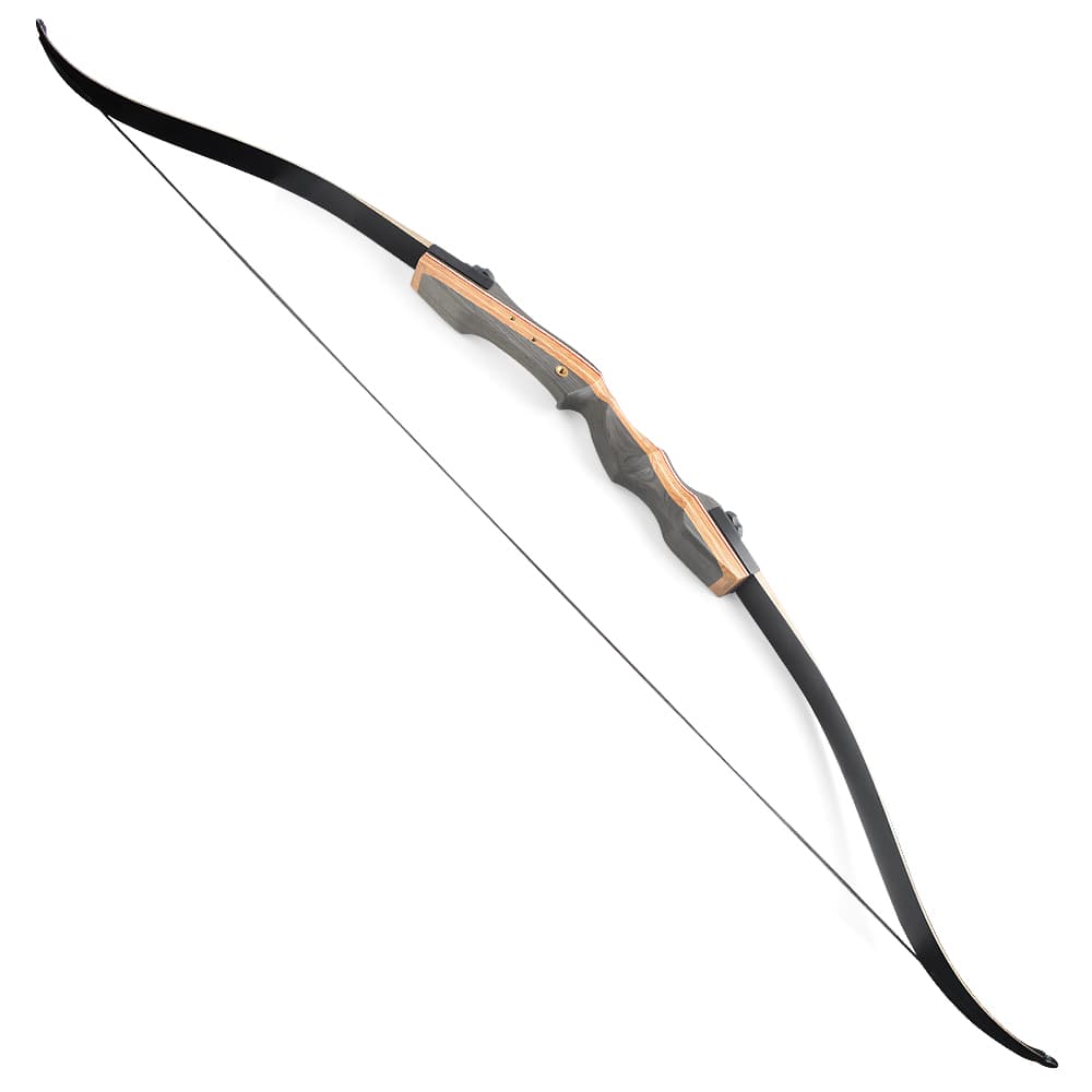62" Recurve Bow Wooden 30-50lbs Takedown Archery Hunting