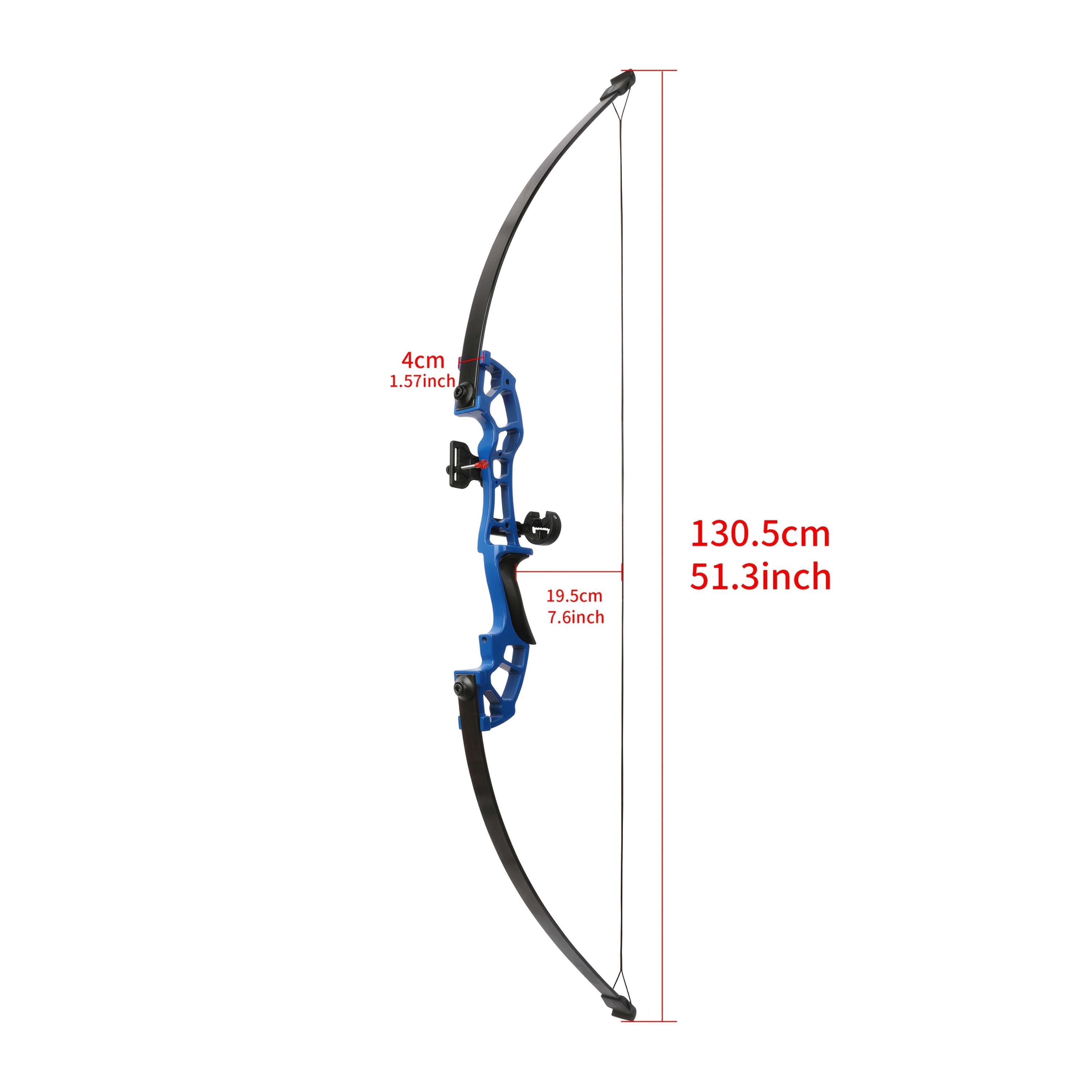 40lb Pin-Stick Straight Pull Bow – Aluminum Alloy, Multi-Color